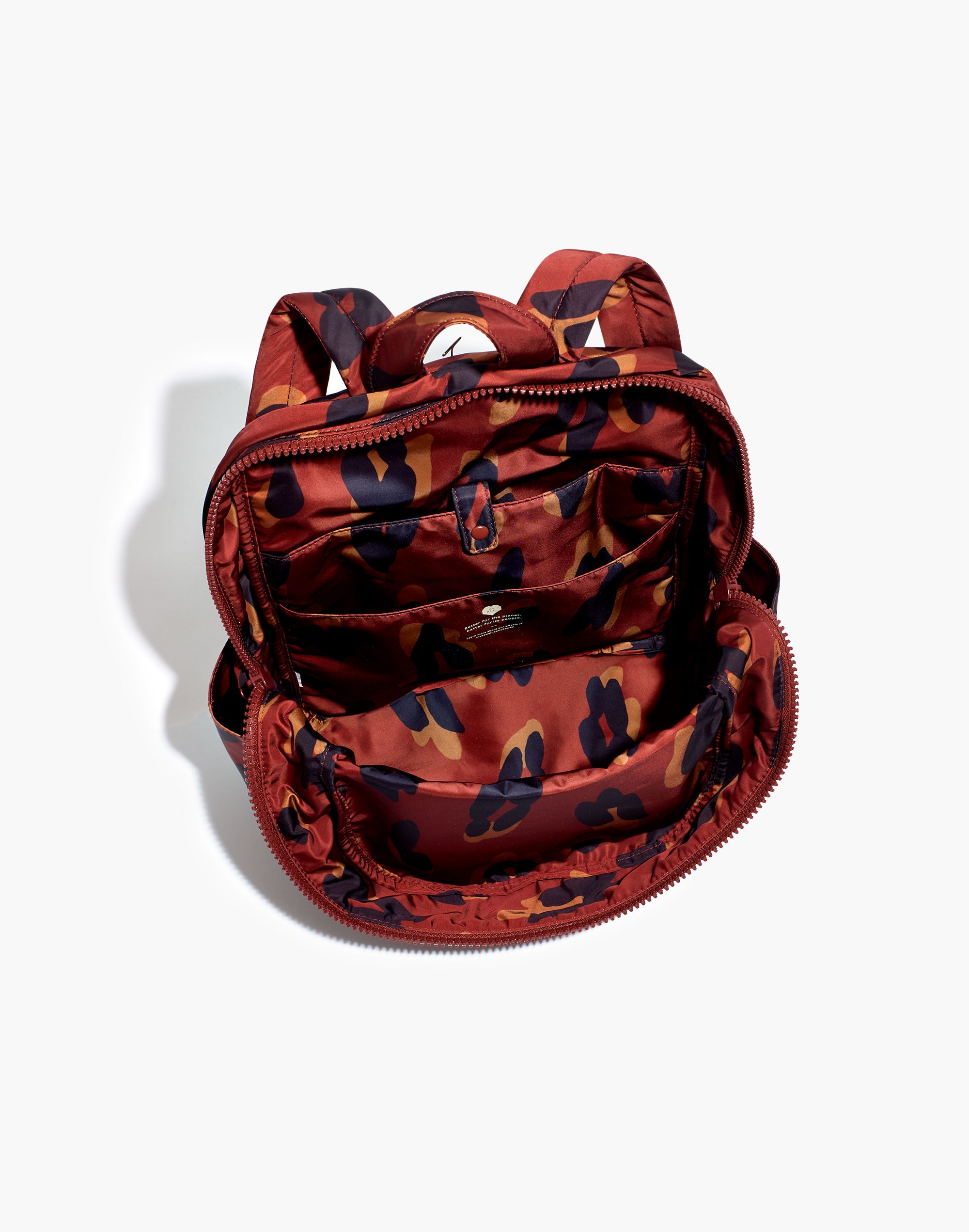 The (Re)sourced Backpack in Painted Leopard