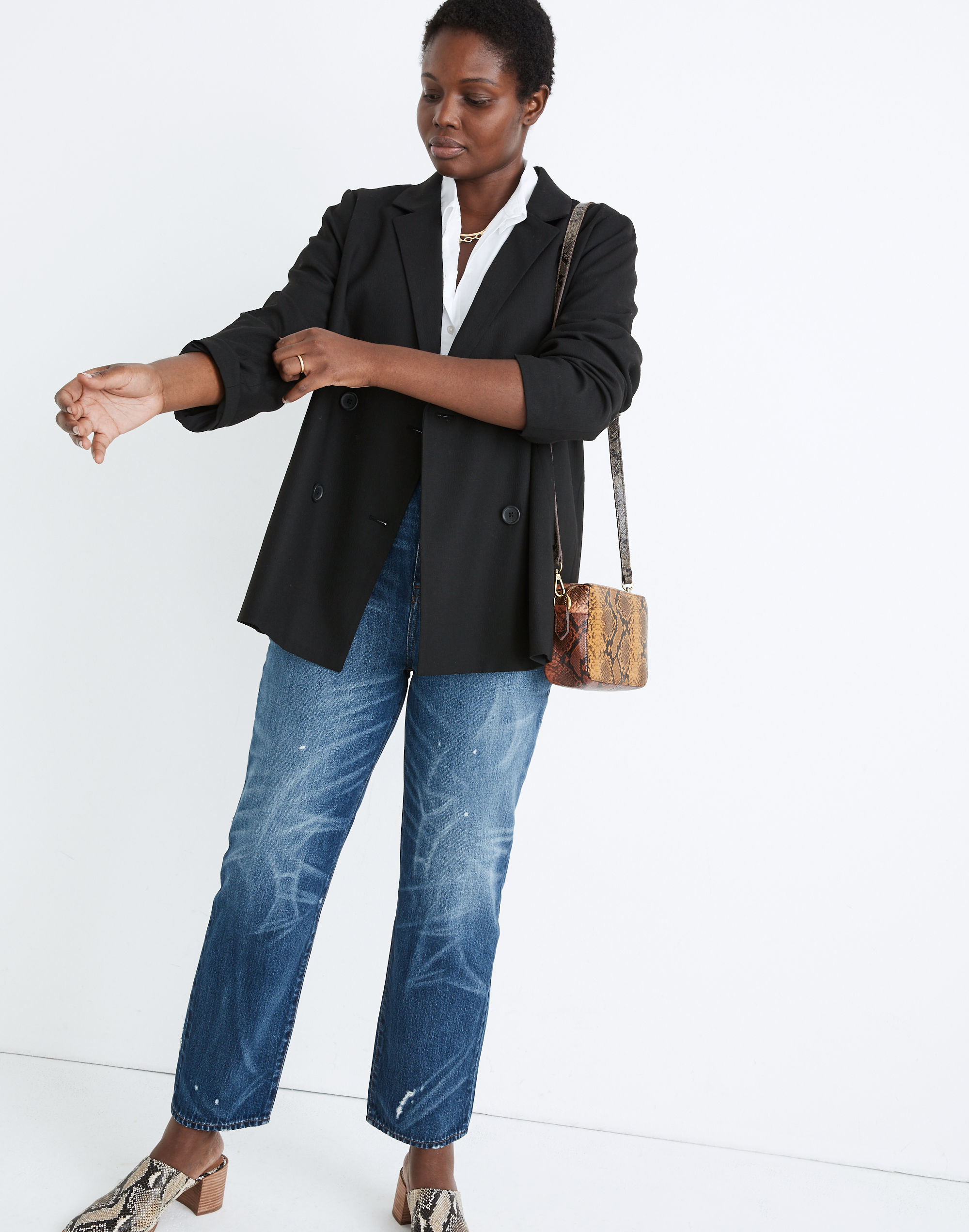caldwell double-breasted blazer