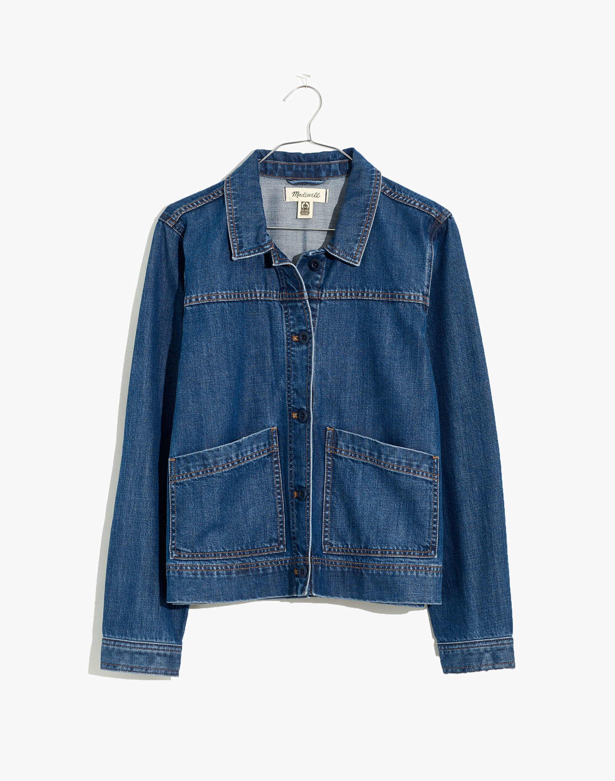 Denim Goodloe Chore Jacket in Whitson Wash