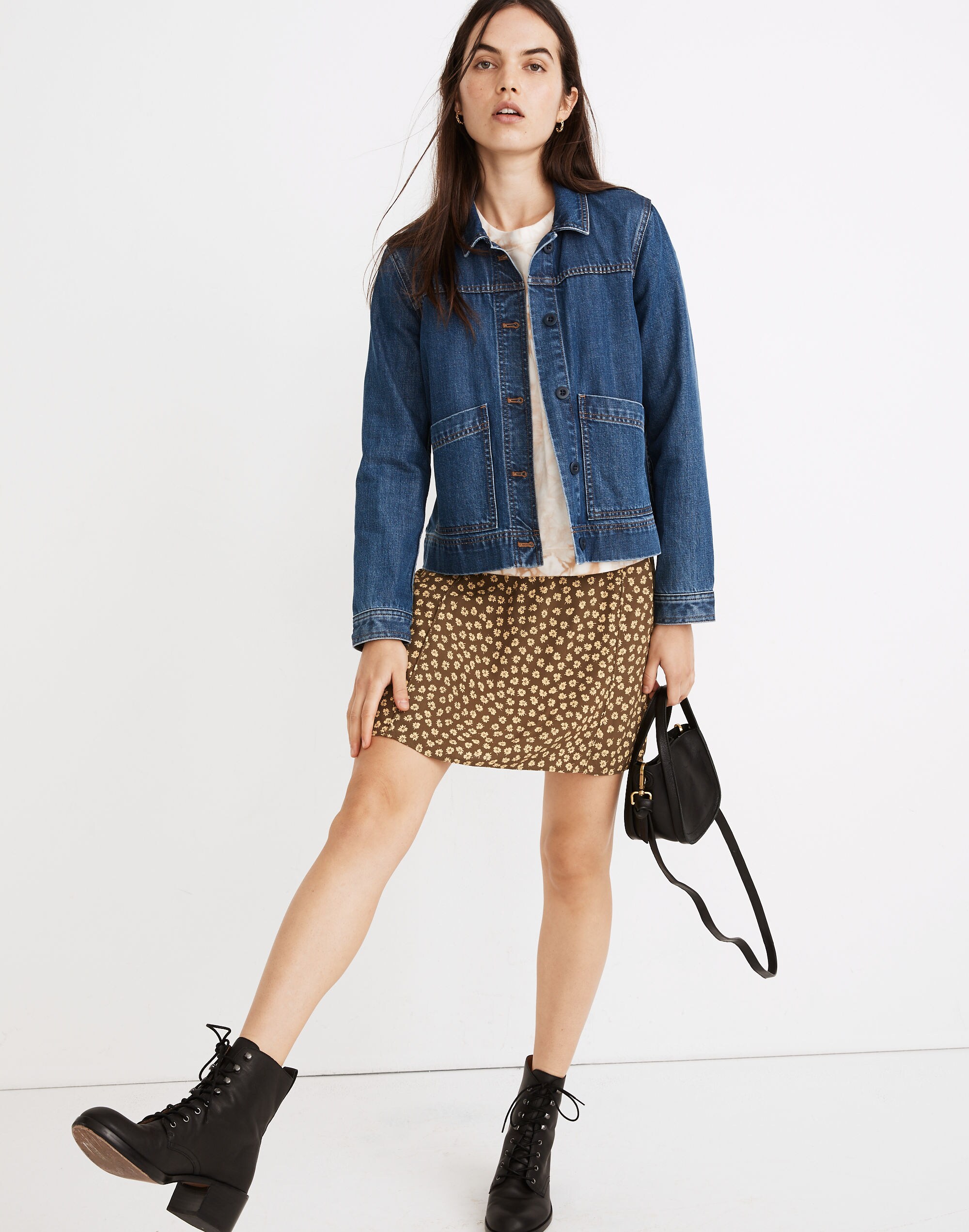 Denim Goodloe Chore Jacket in Whitson Wash