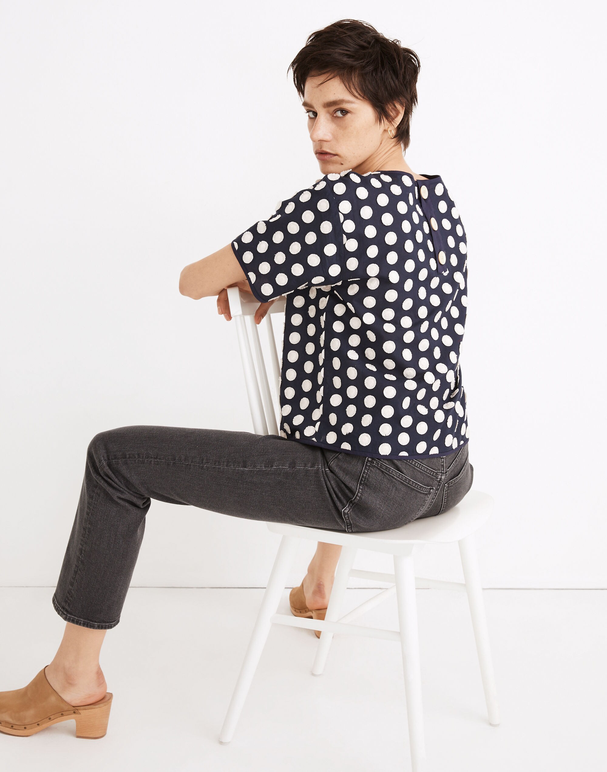 Textured Dot Top