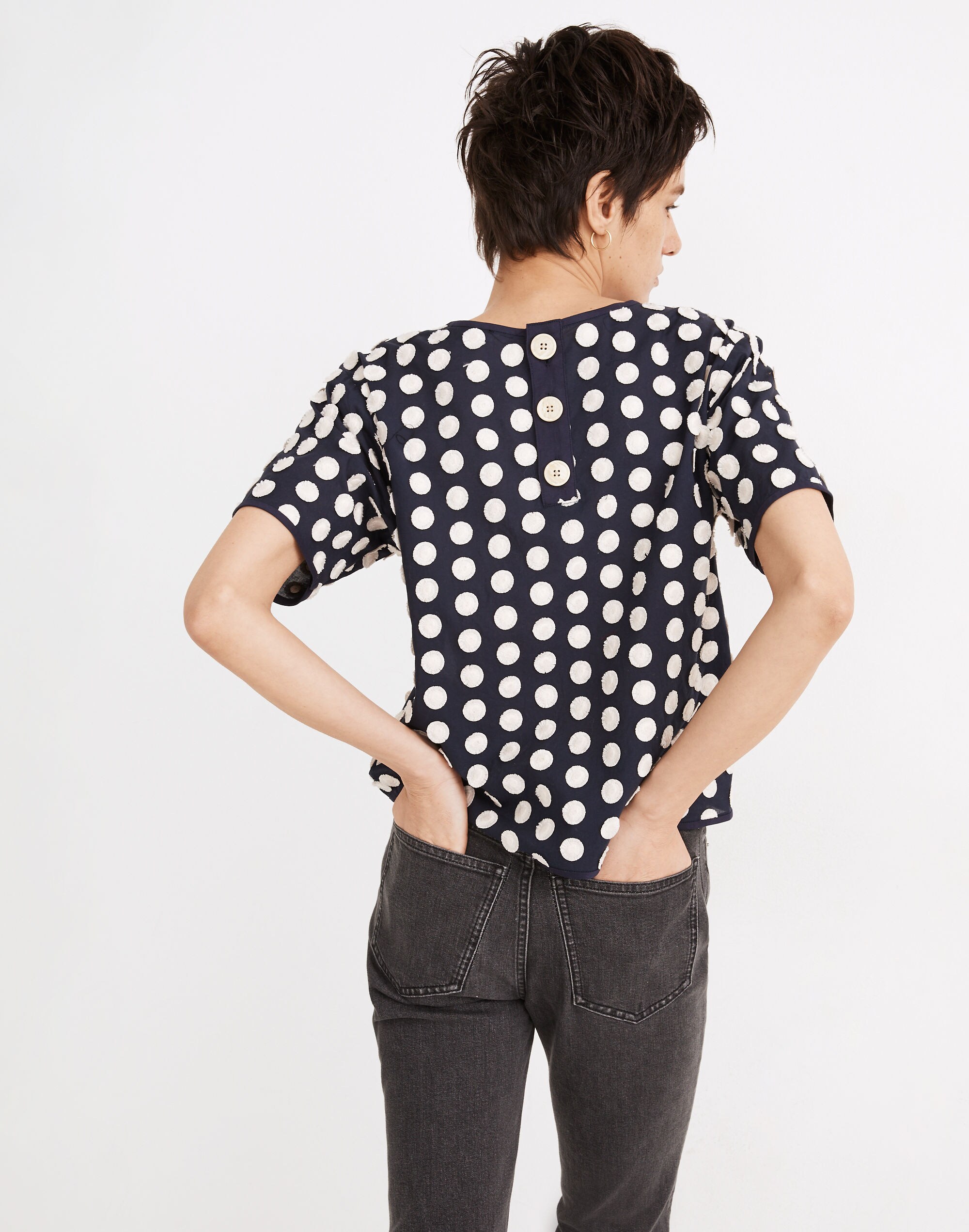 Textured Dot Top