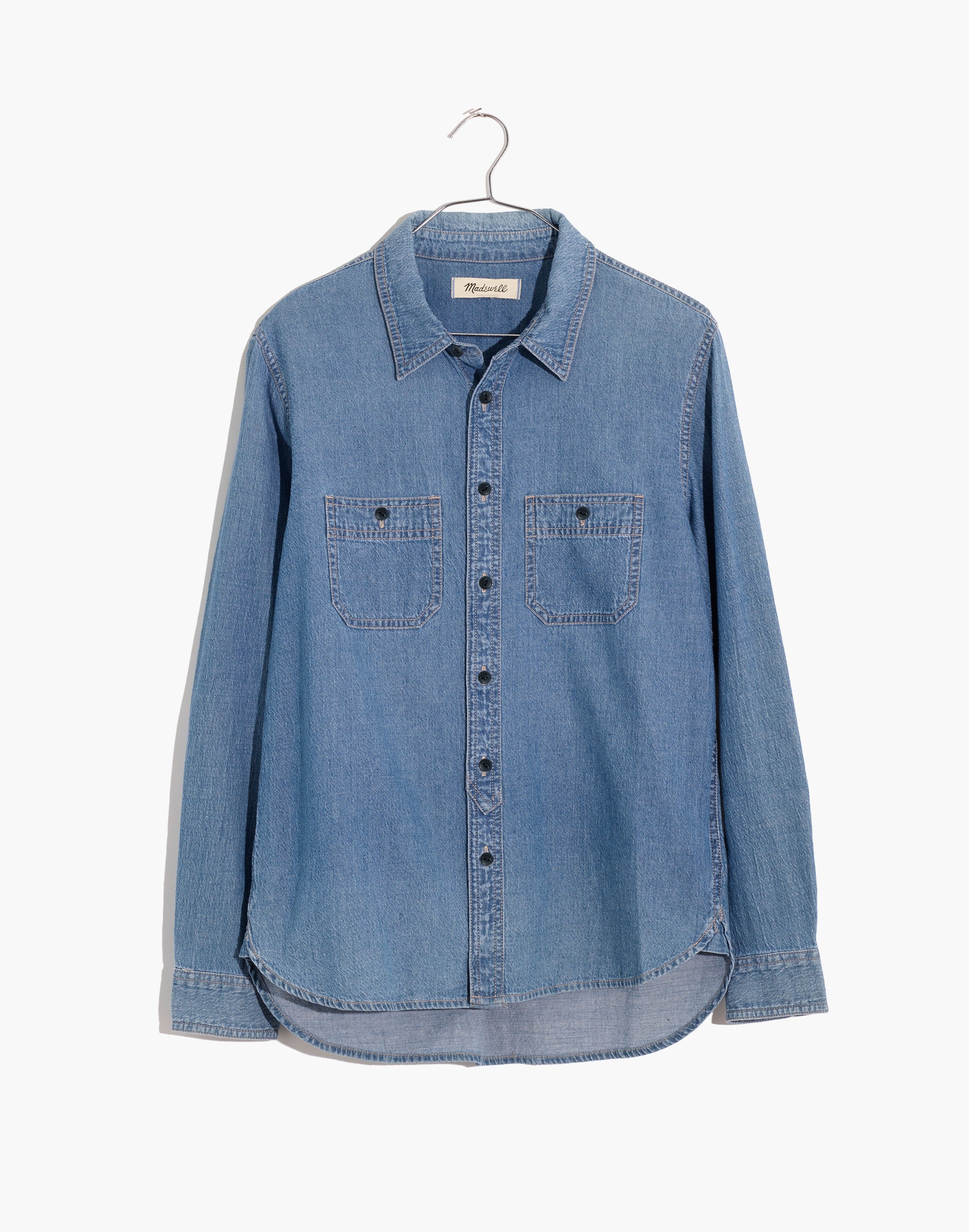 Denim Classic Button-Up Shirt