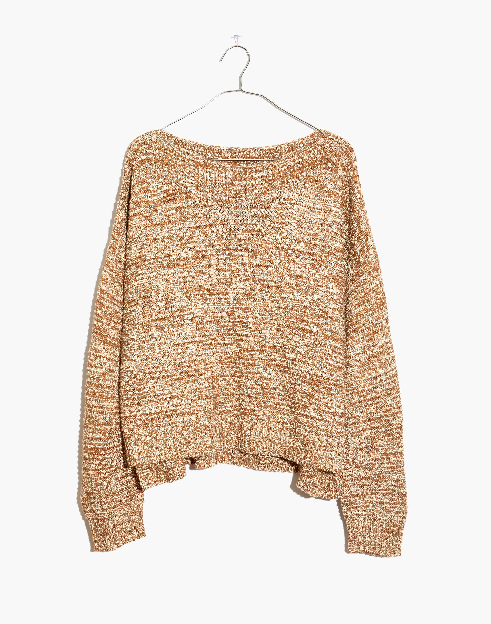 Boatneck Side-Button Sweater