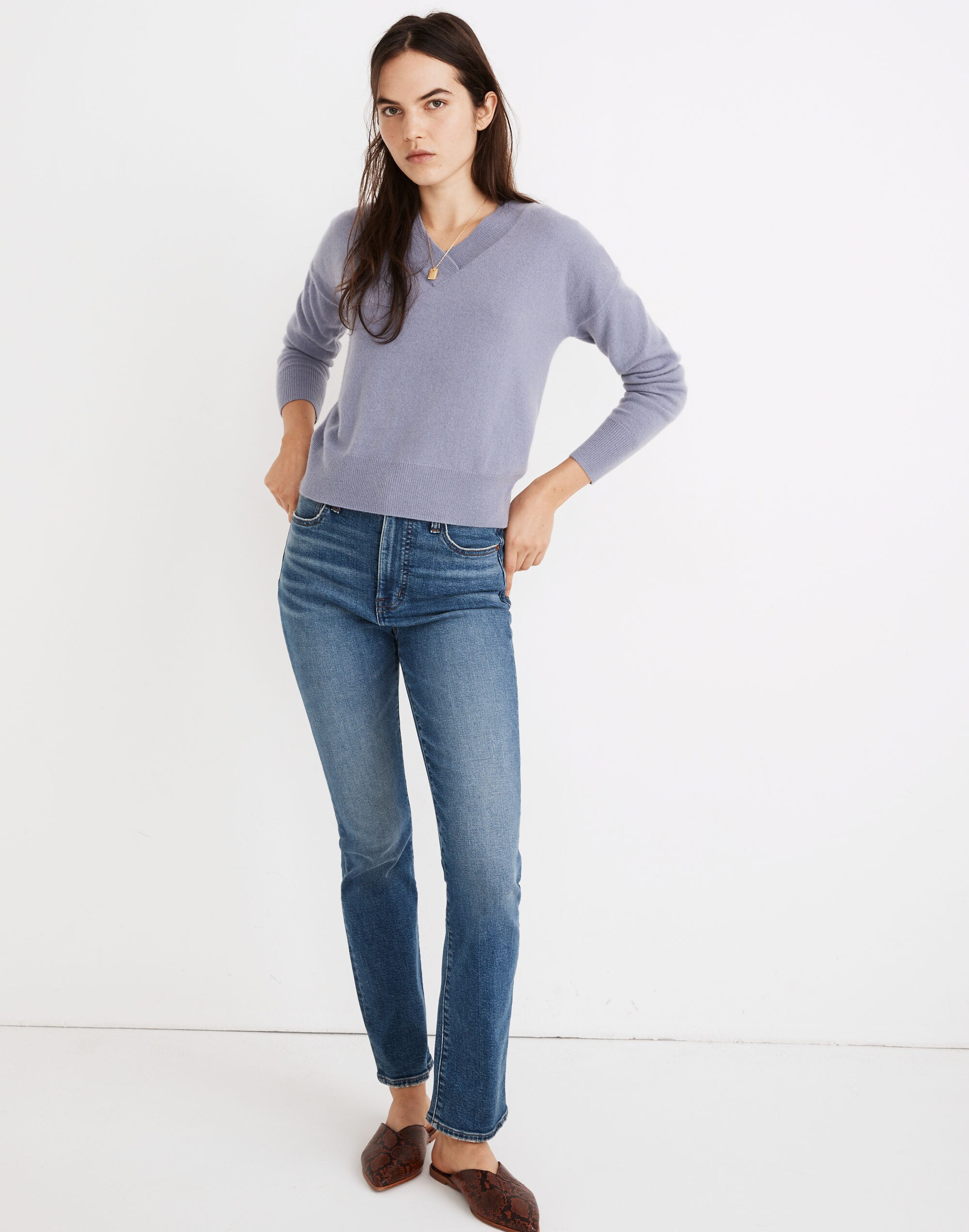 Cashmere V-Neck Sweater
