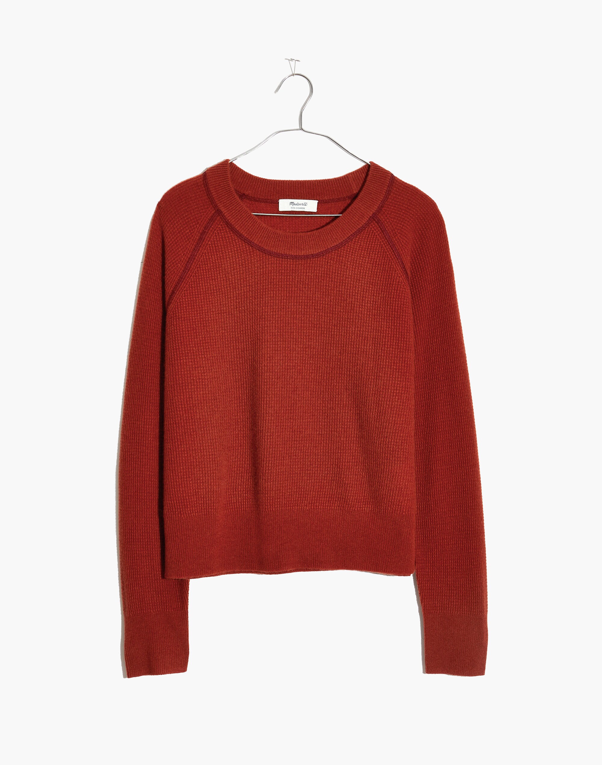Cashmere Shrunken Sweatshirt