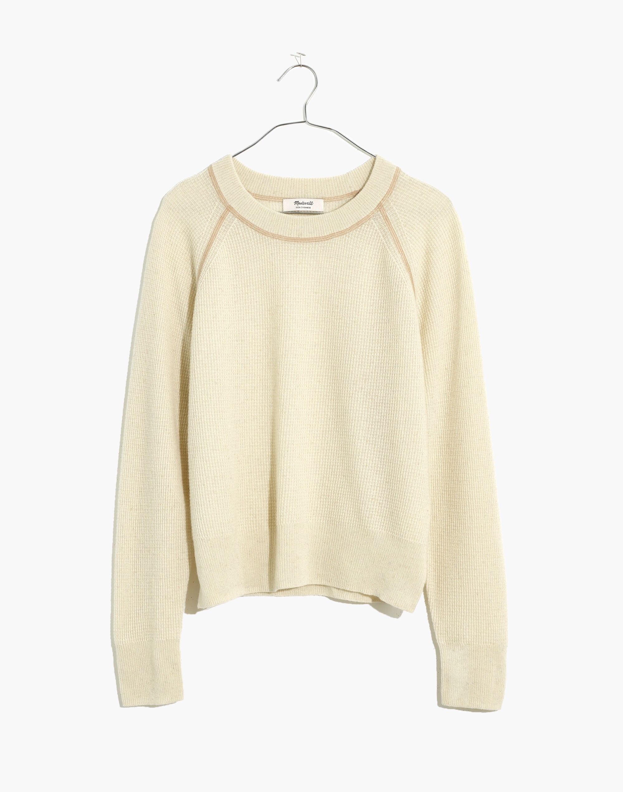 Cashmere Shrunken Sweatshirt