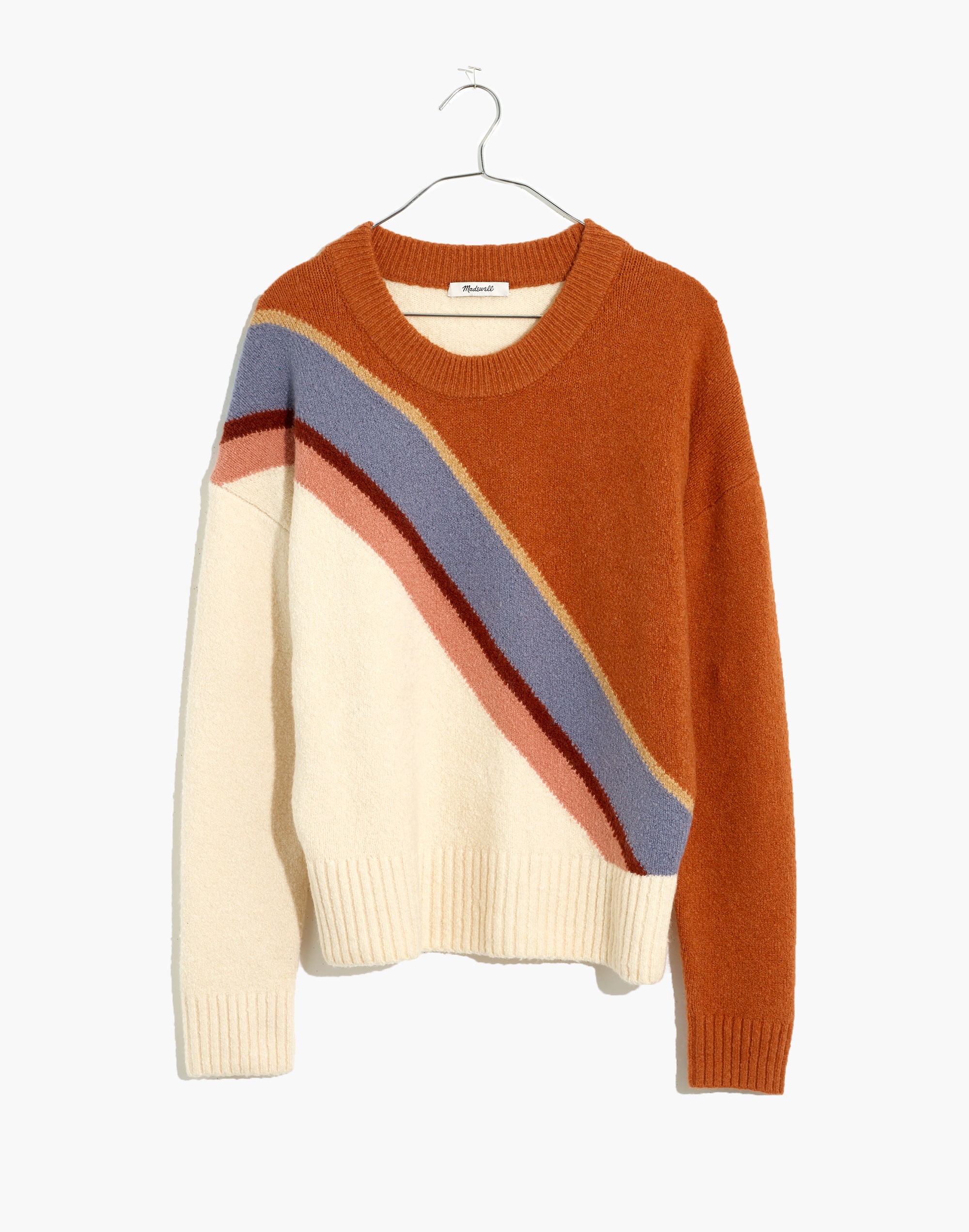 Striped Lyford Pullover Sweater in Coziest Textured Yarn