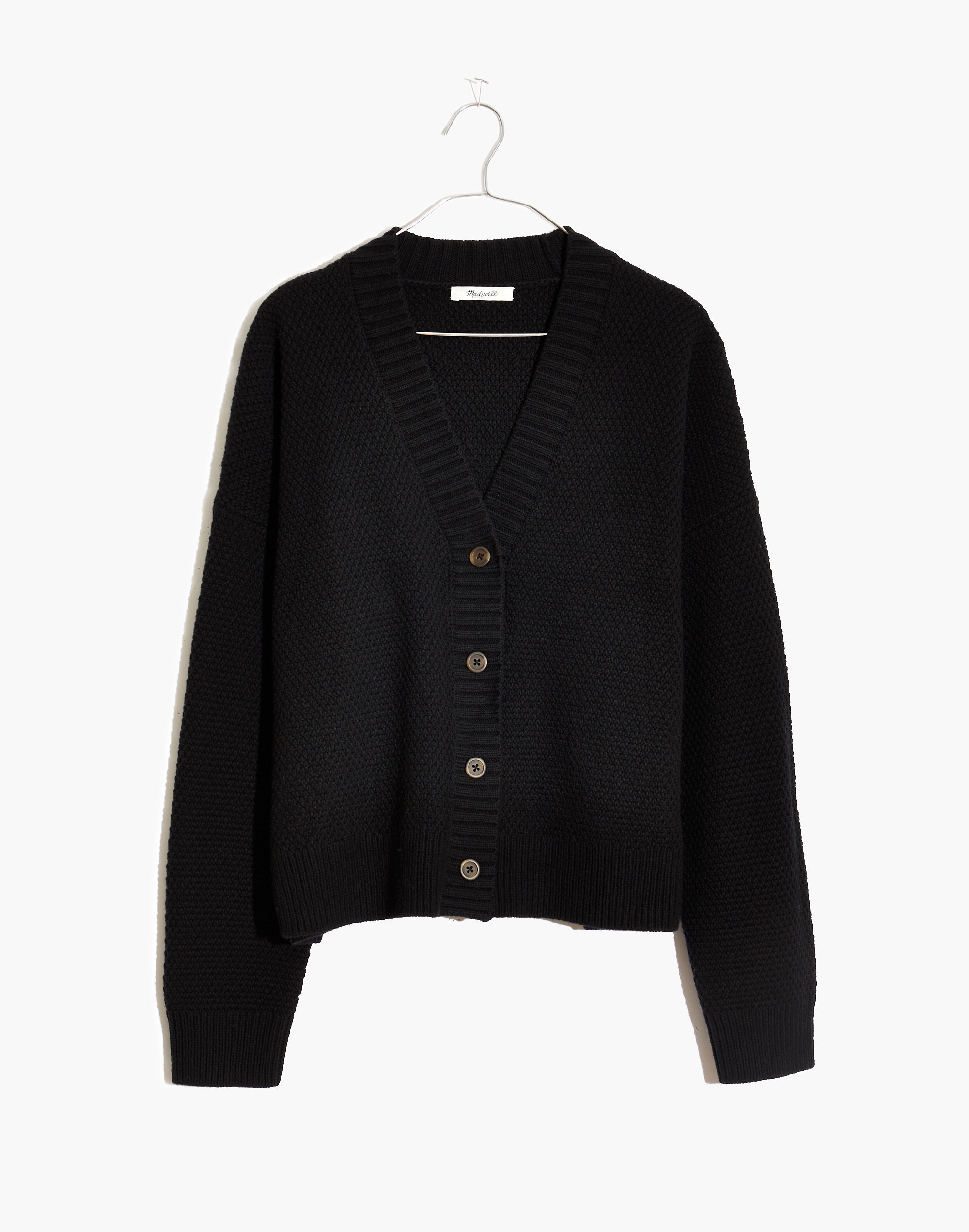 Colvin Cardigan Sweater in Cotton-Merino Yarn