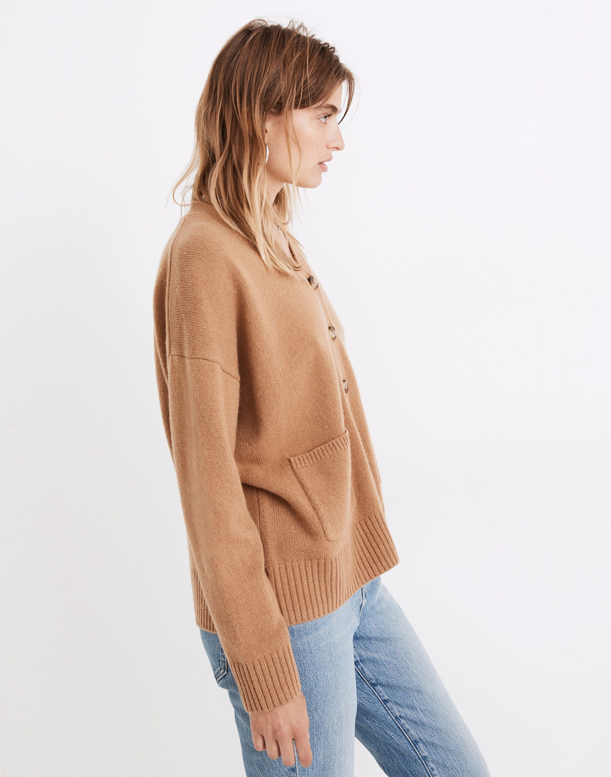 (Re)sourced Cashmere Ex-Boyfriend Cardigan Sweater