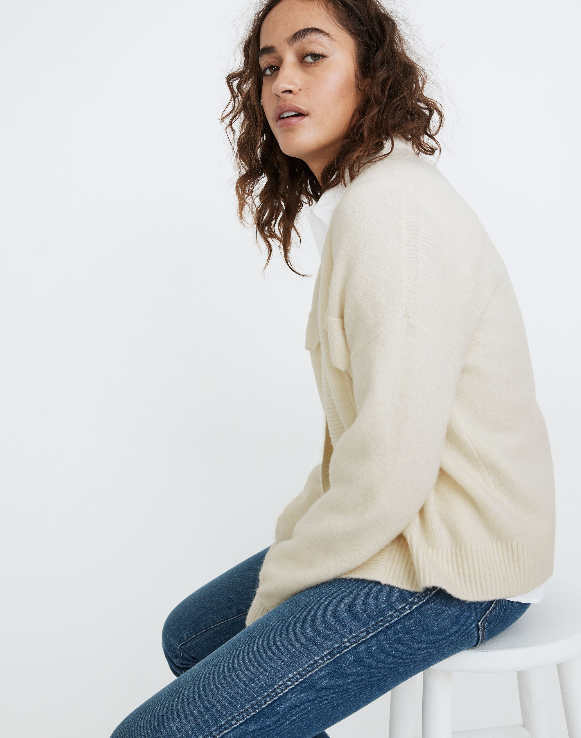 Cargo Cardigan Sweater