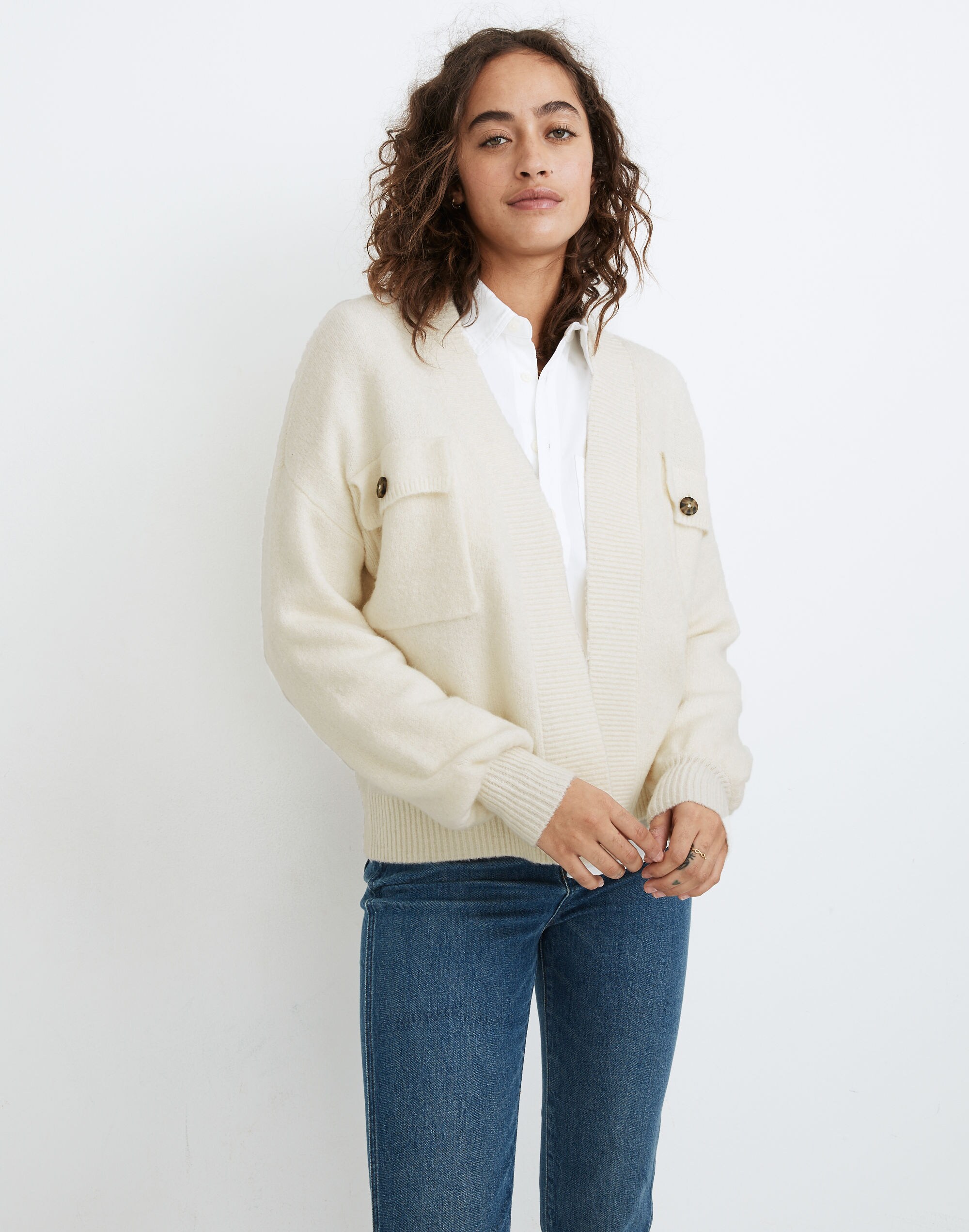 Cargo Cardigan Sweater