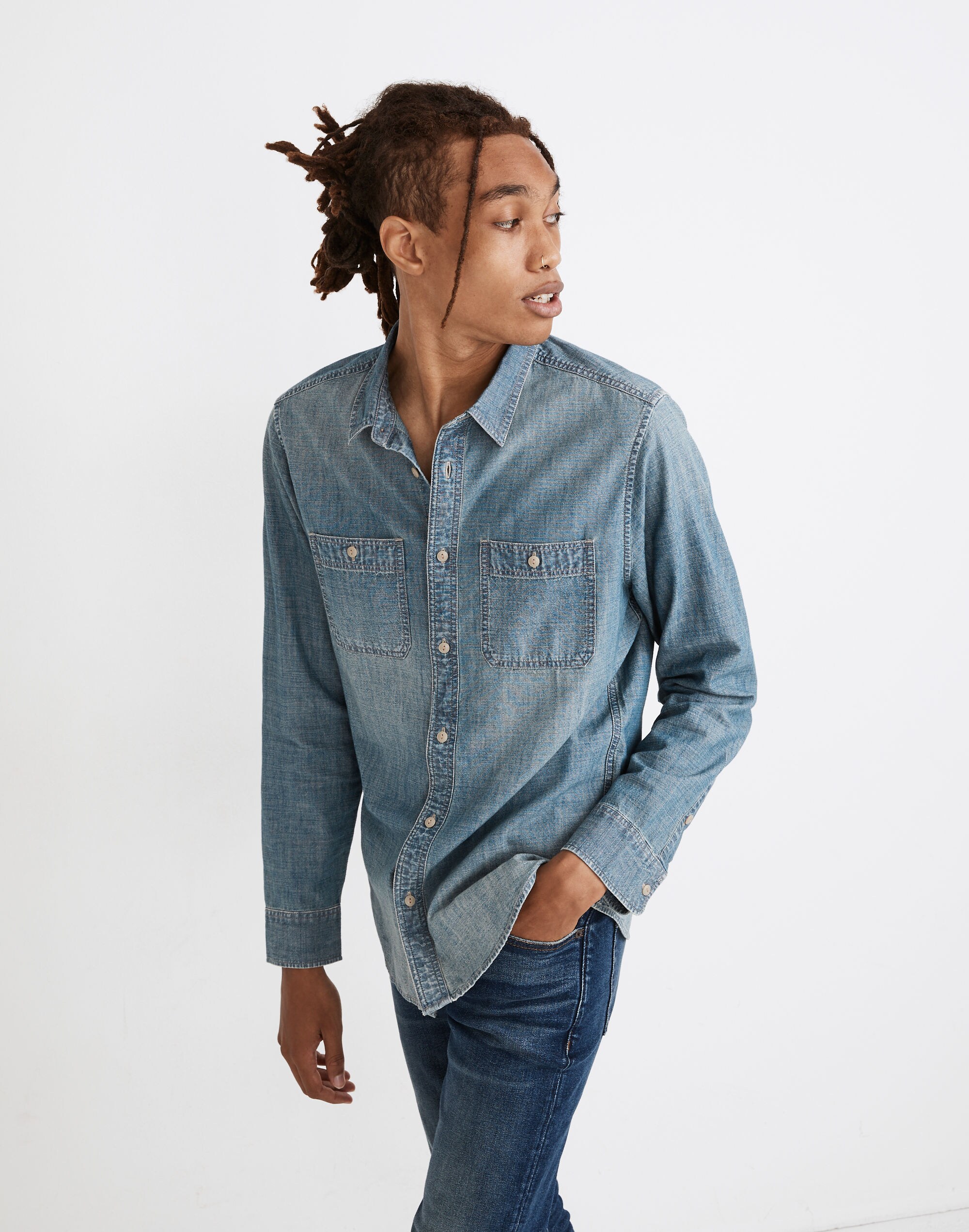 Denim Perfect Shirt in Winterdale Wash