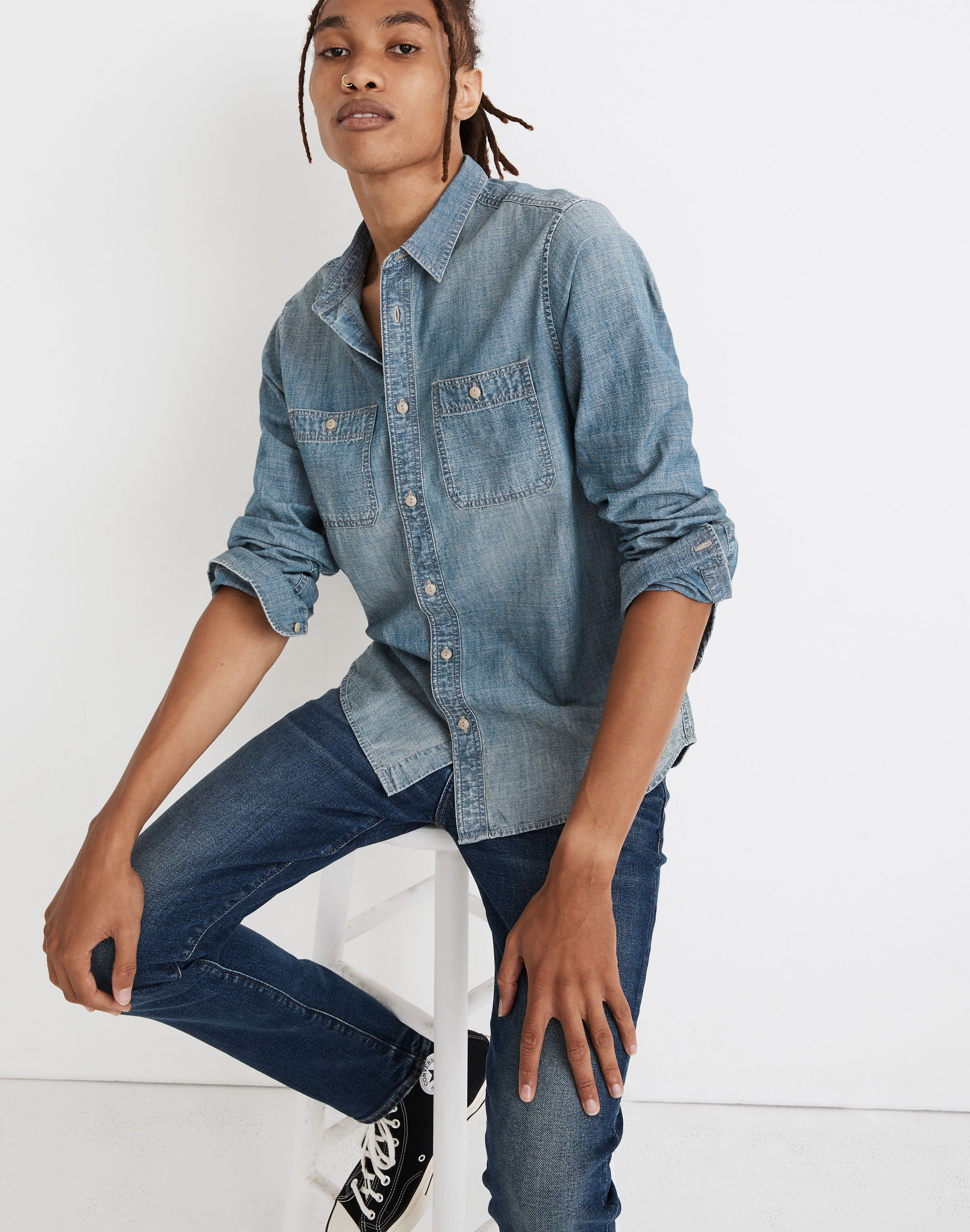 Denim Perfect Shirt in Winterdale Wash
