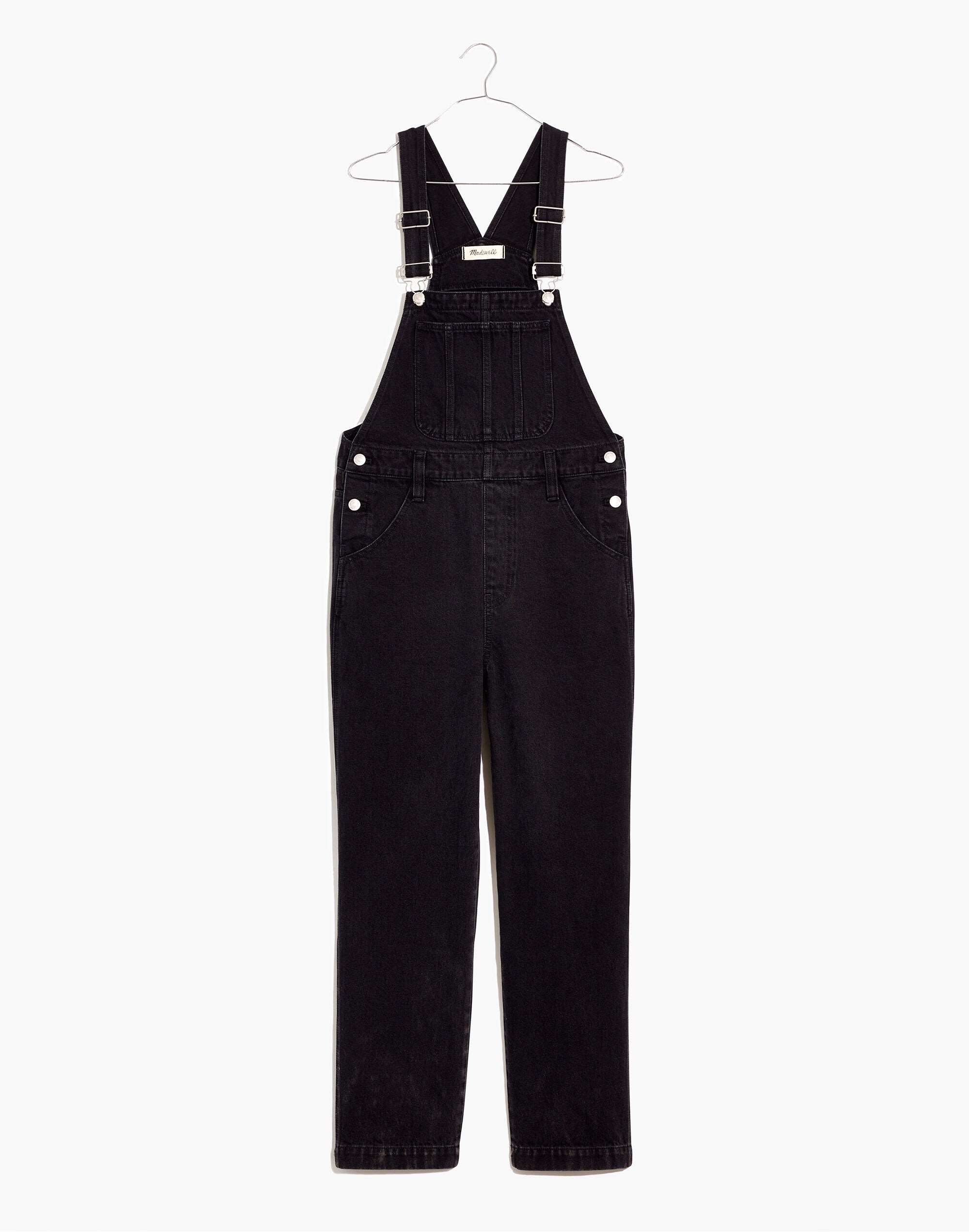 Straight-Leg Overalls in Lunar Wash