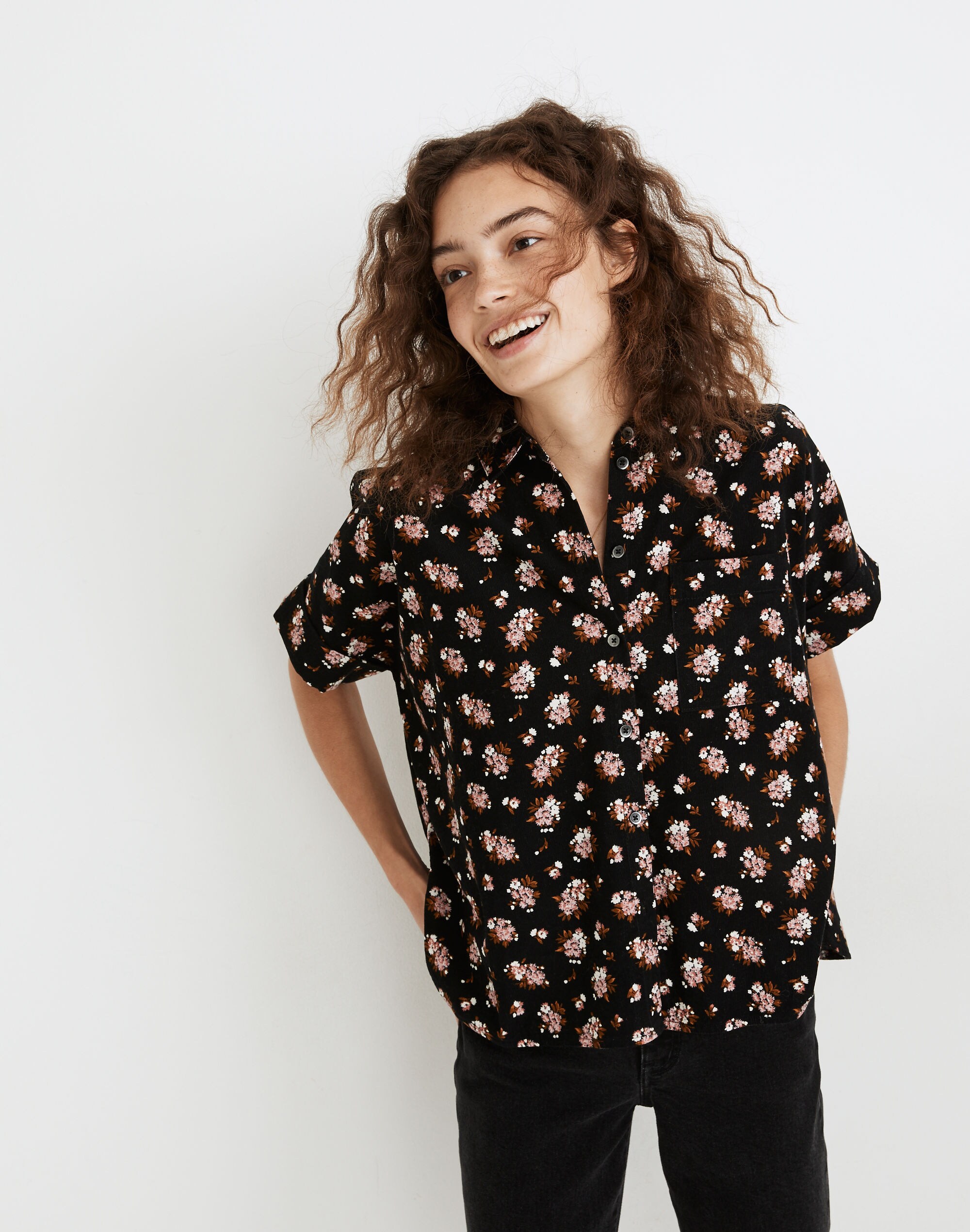 Corduroy Daily Shirt in Homestead Bouquet