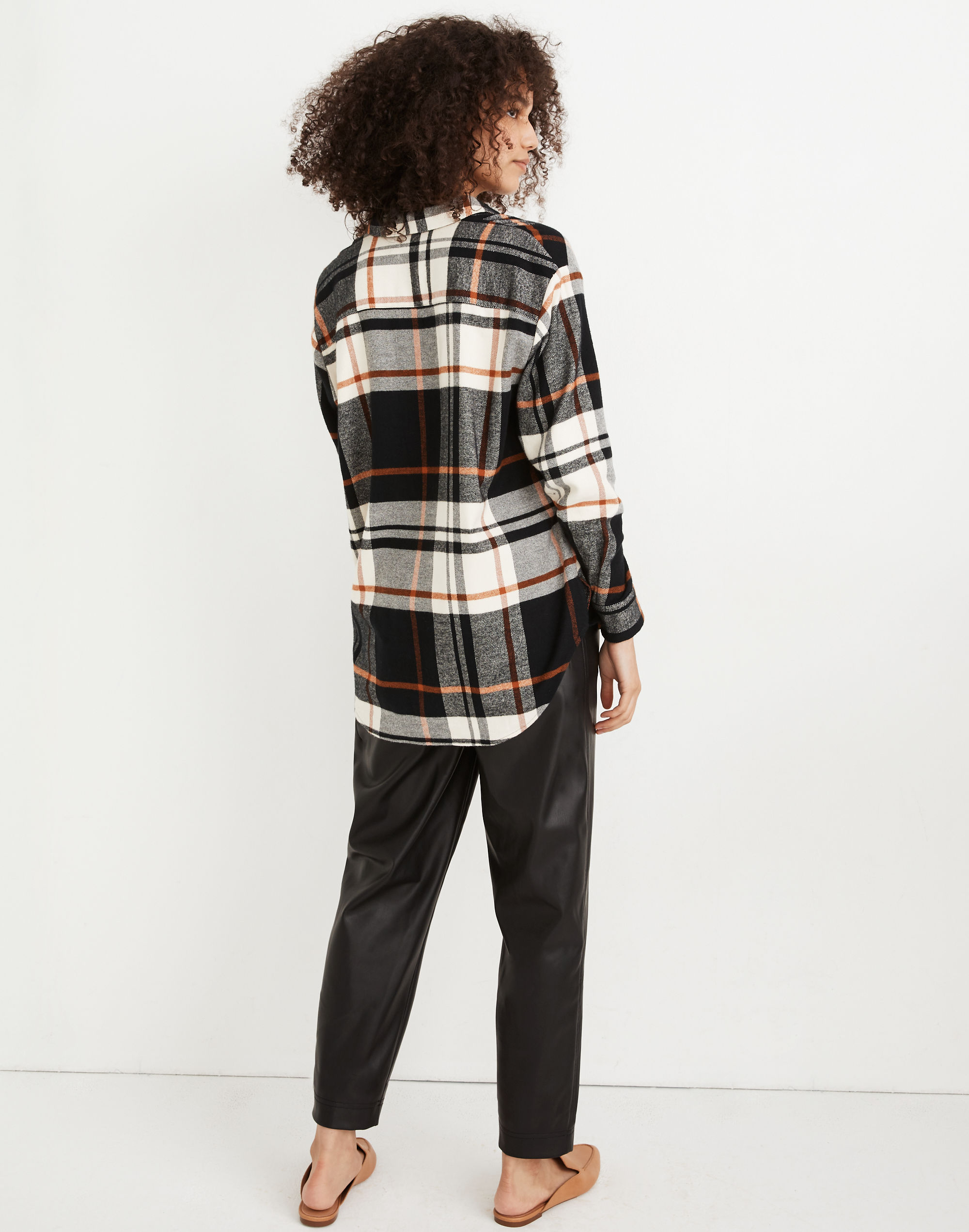 Oversized Ex-Boyfriend Shirt in Bromley Plaid
