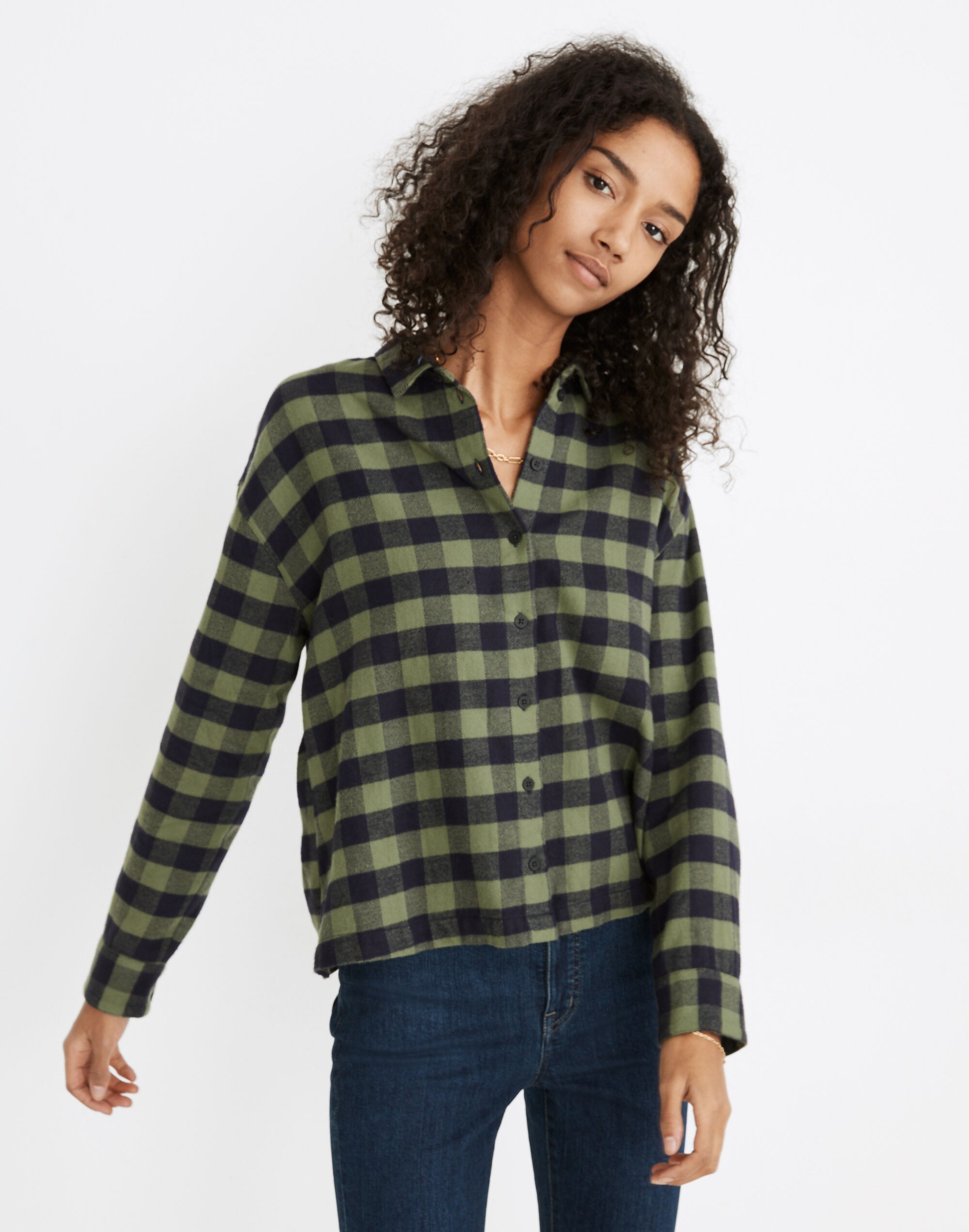Flannel Sunday Shirt in Buffalo Check