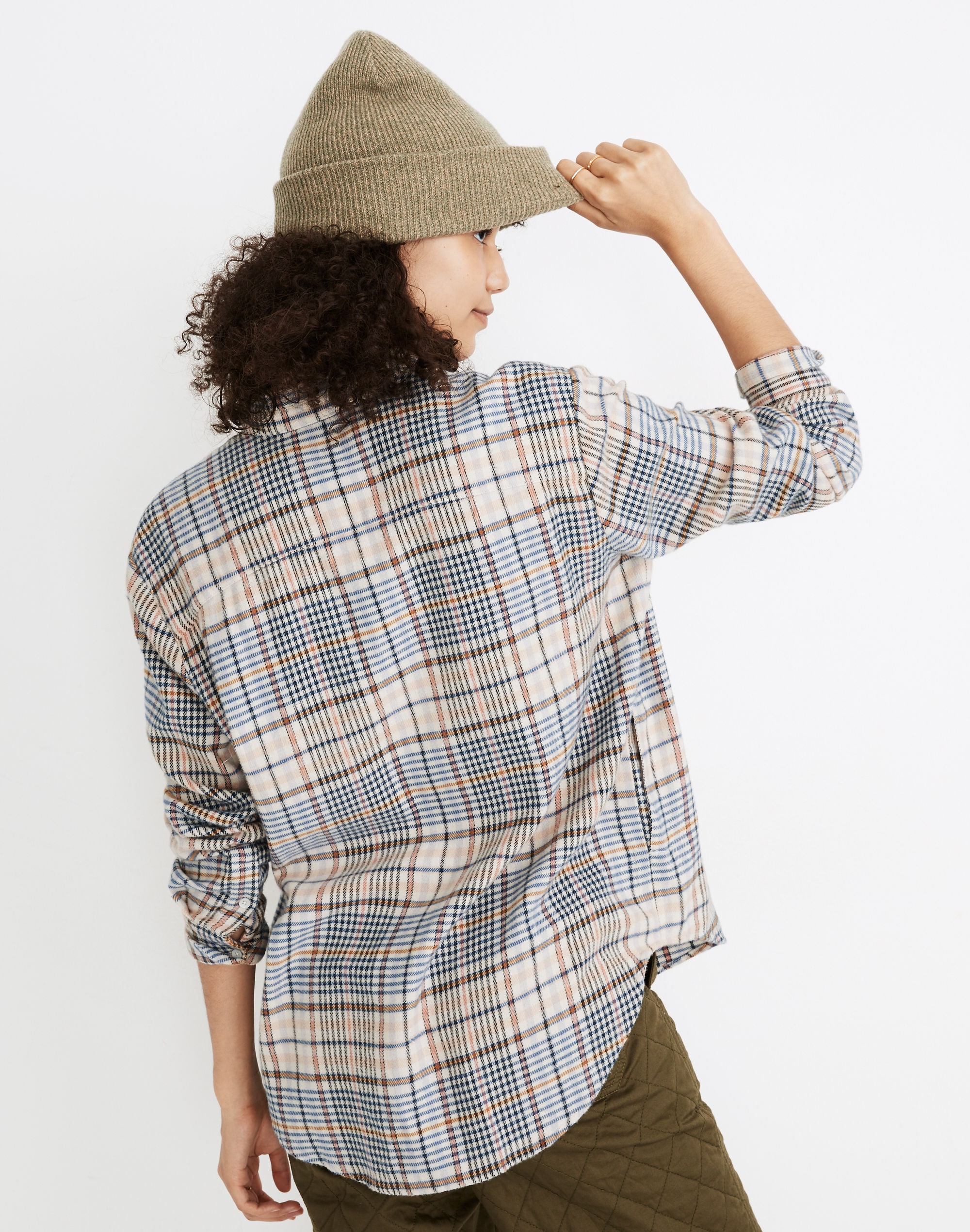 Flannel Sunday Shirt in Belmont Plaid