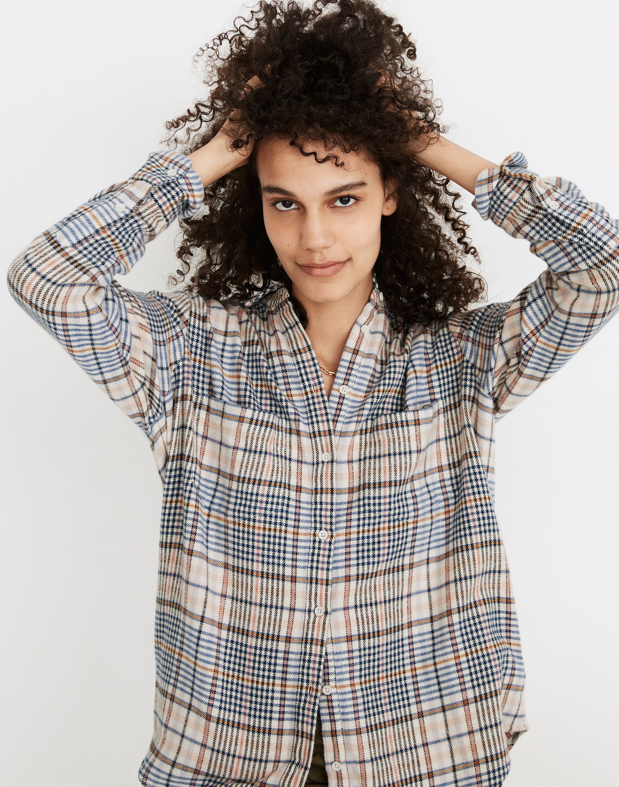 Flannel Sunday Shirt in Belmont Plaid