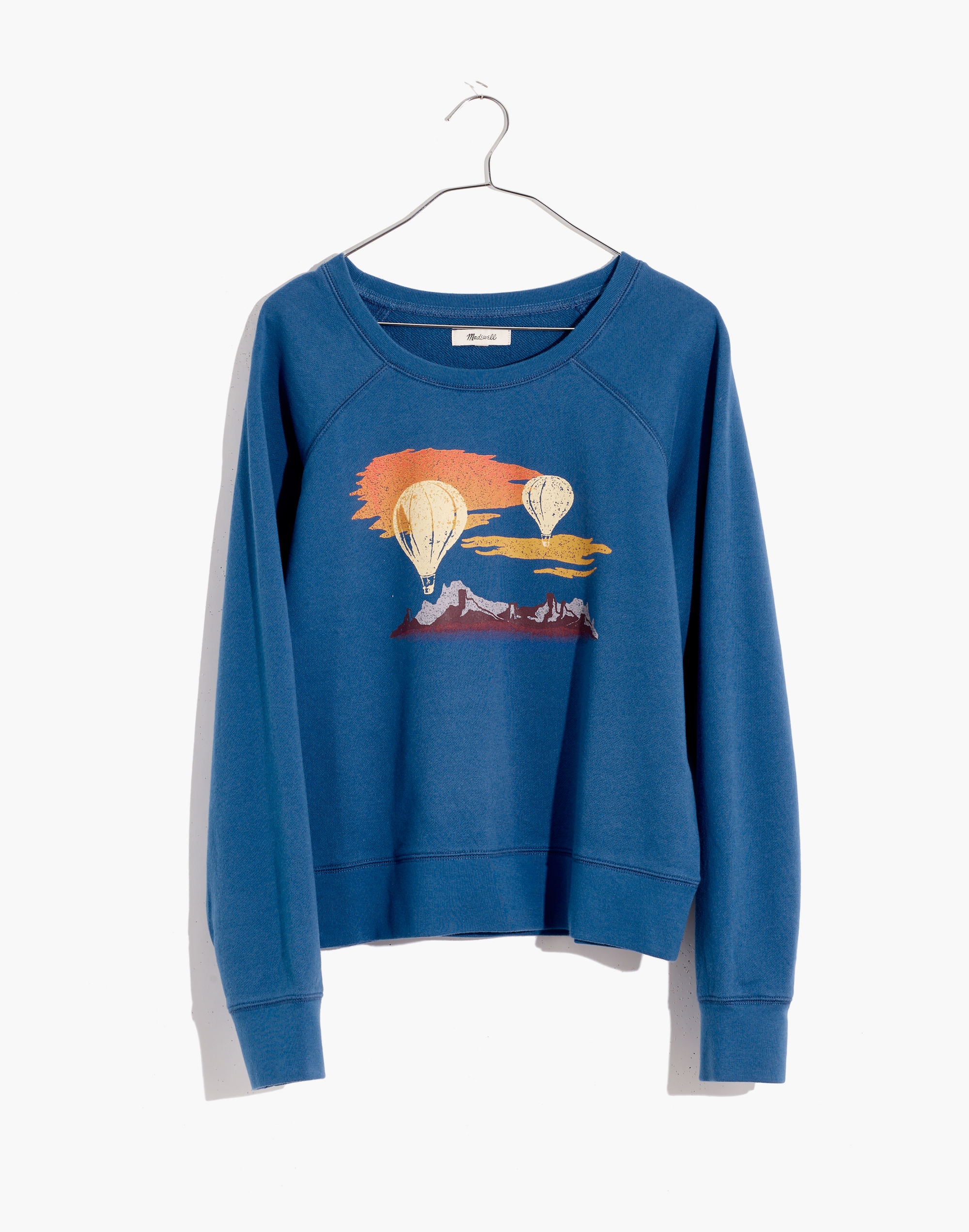 Balloon Festival Graphic Shrunken Sweatshirt