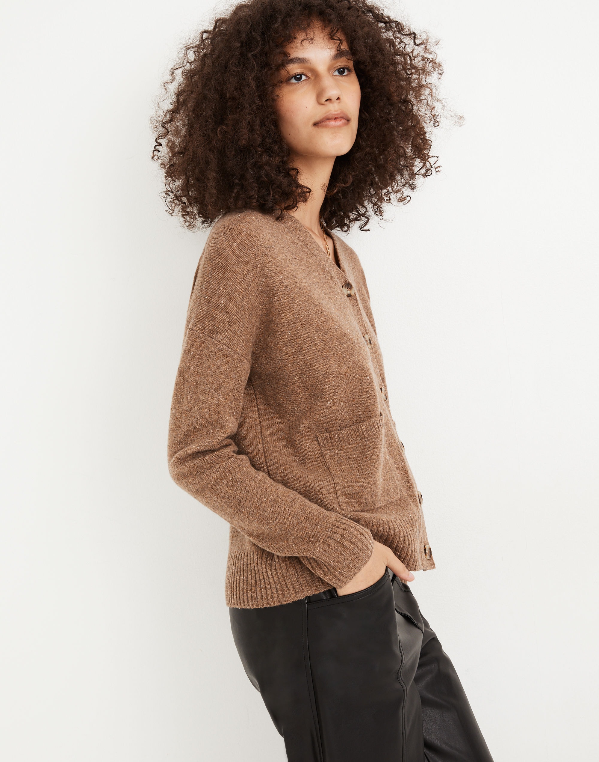 Donegal (Re)sourced Cashmere Ex-Boyfriend Cardigan Sweater