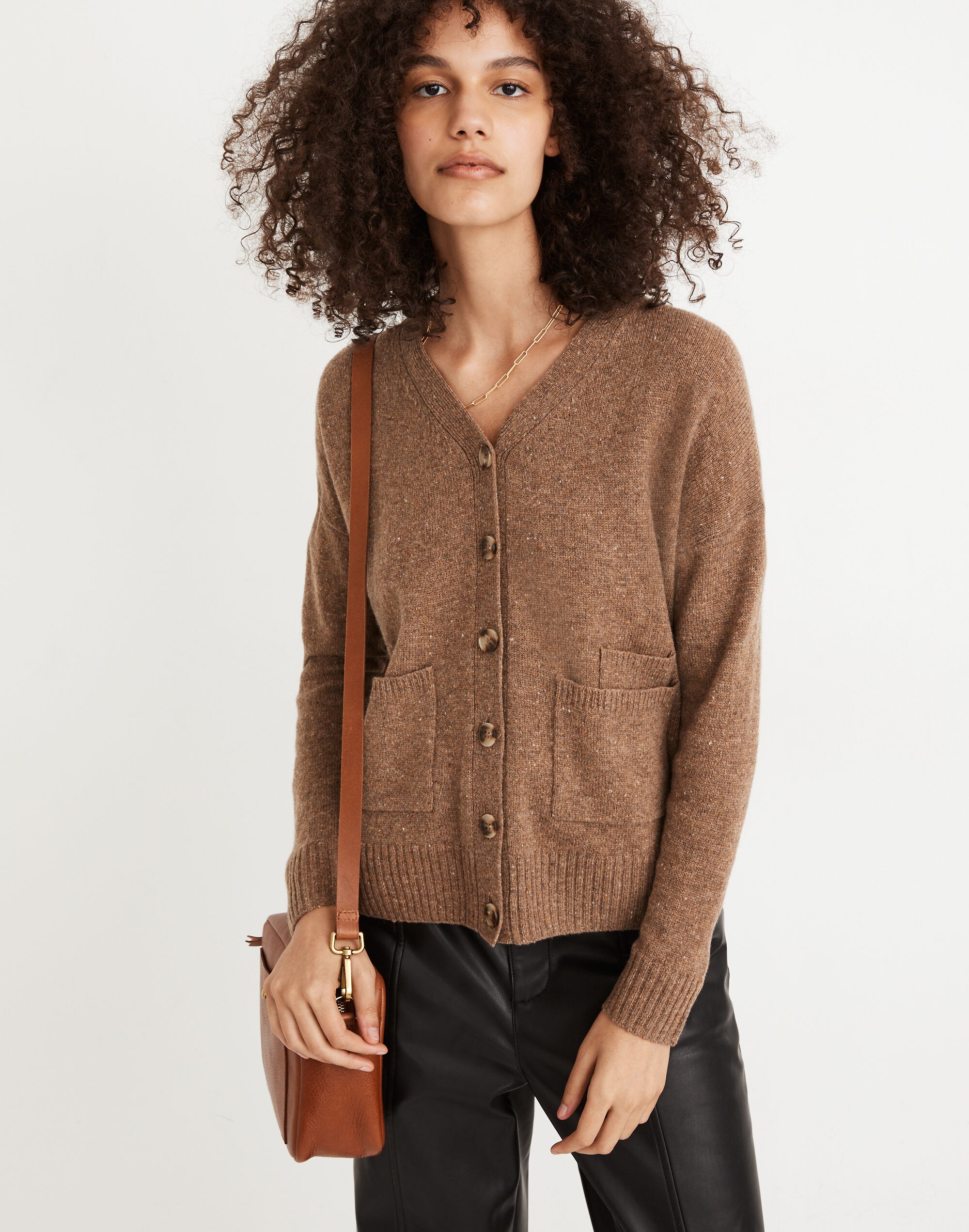 Donegal (Re)sourced Cashmere Ex-Boyfriend Cardigan Sweater