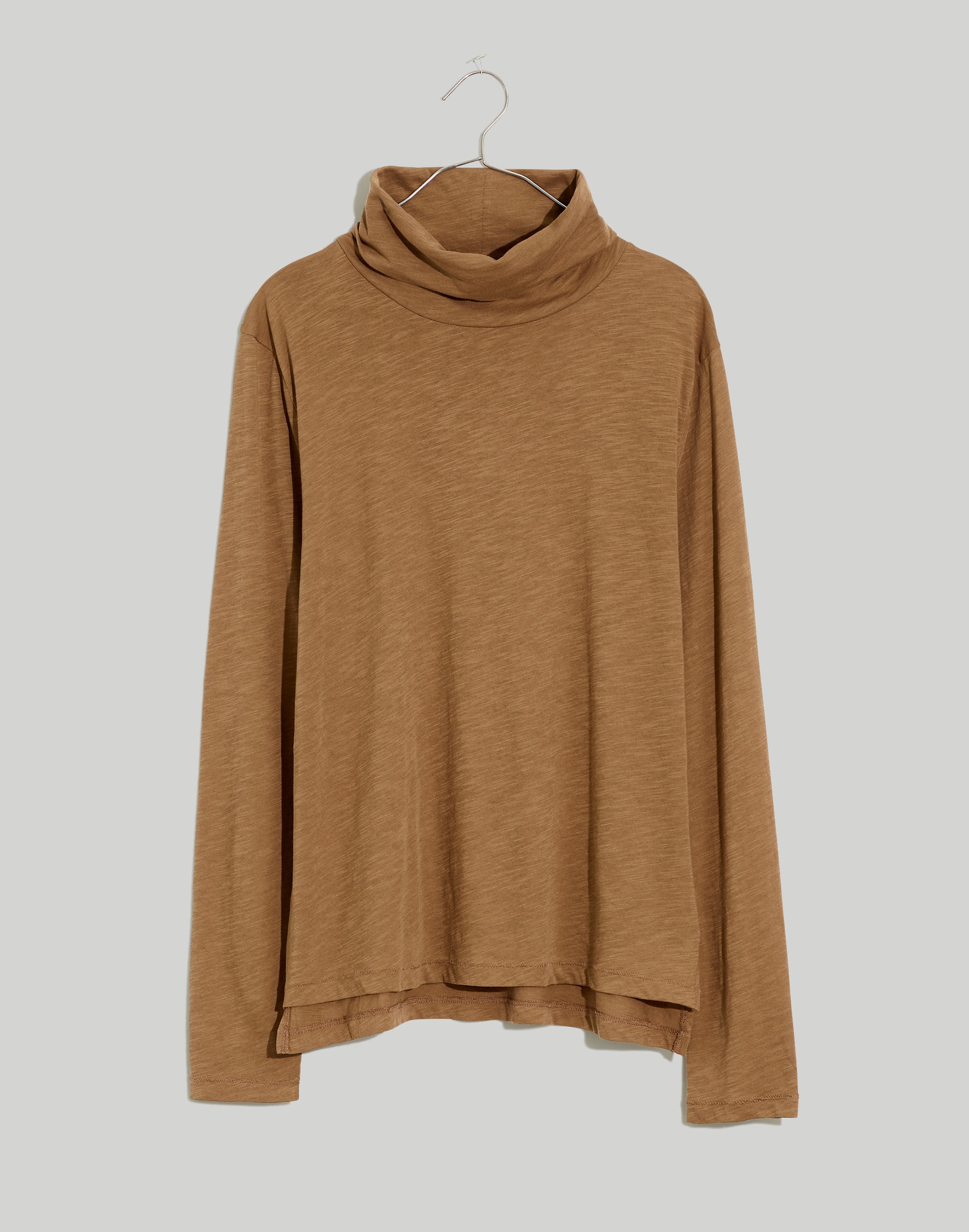 Whisper Cotton Turtleneck Tee