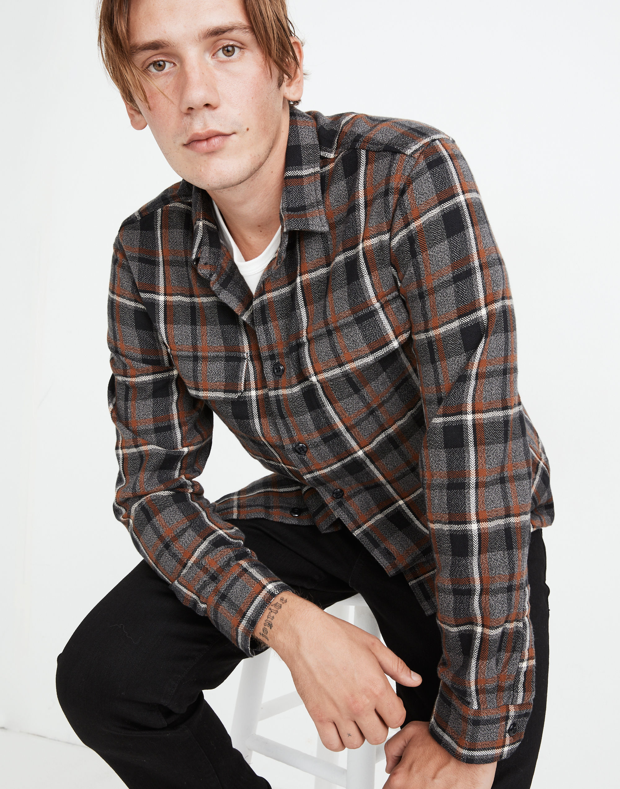 Flannel Perfect Shirt in Bruckner Plaid