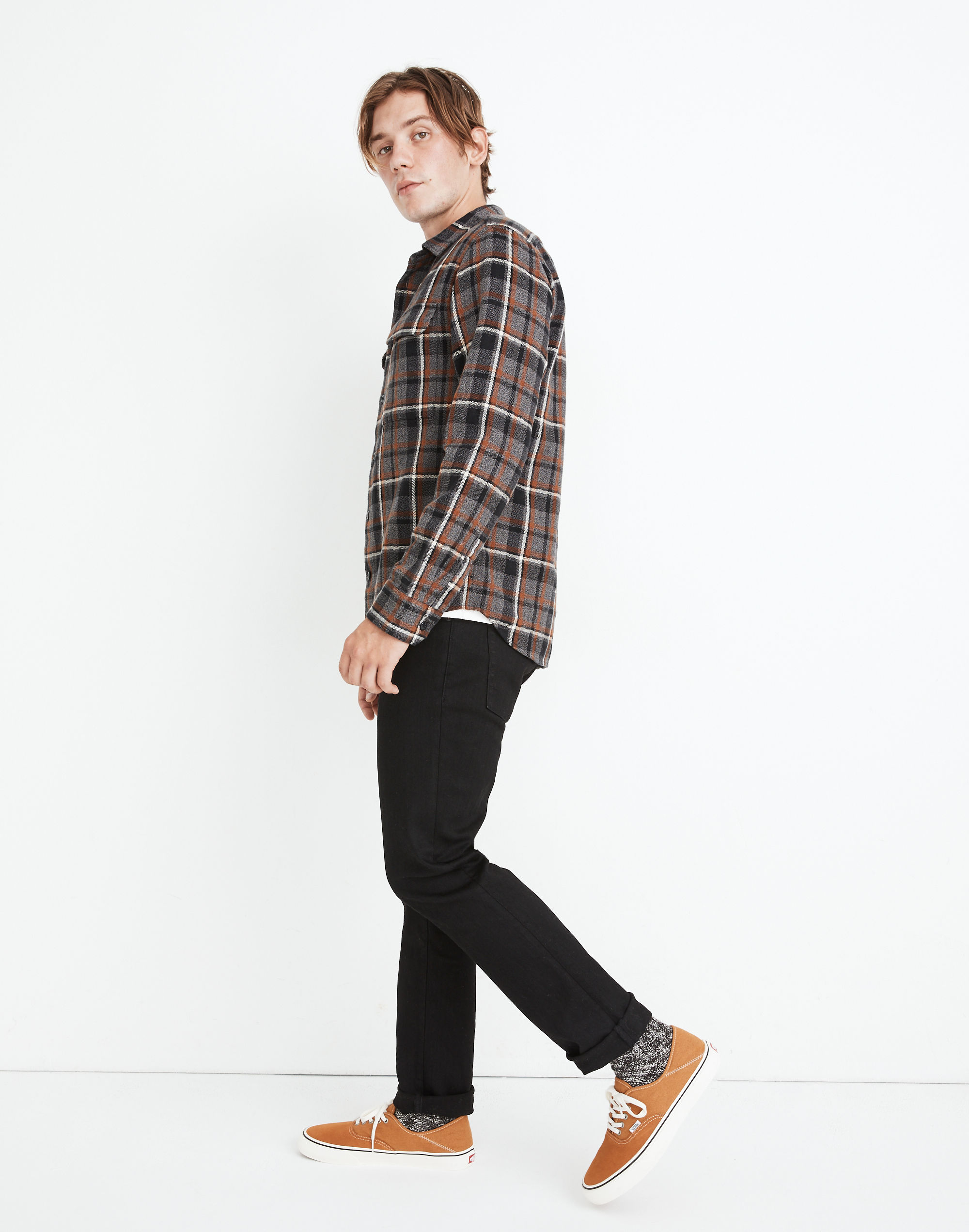 Flannel Perfect Shirt in Bruckner Plaid