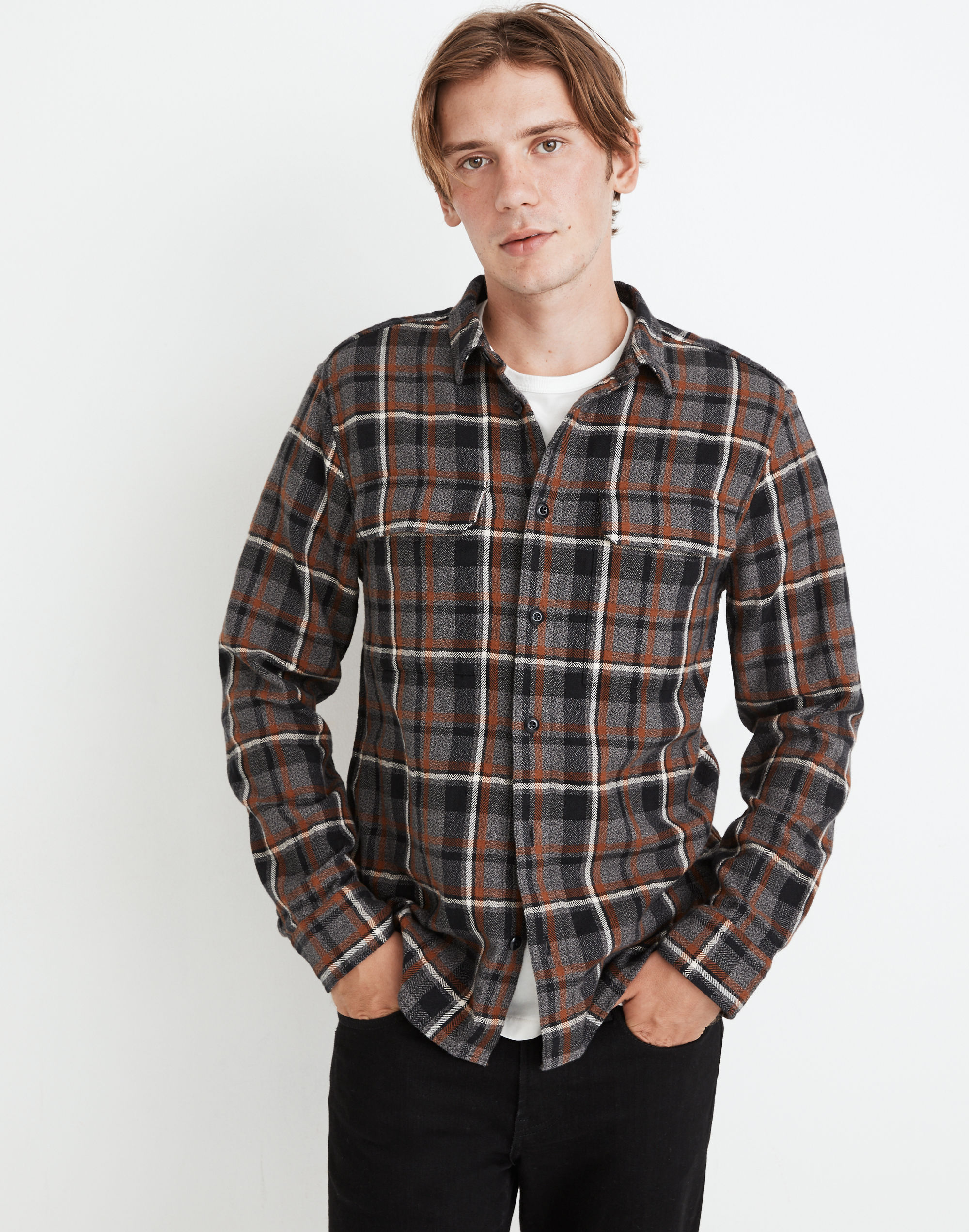 Flannel Perfect Shirt in Bruckner Plaid