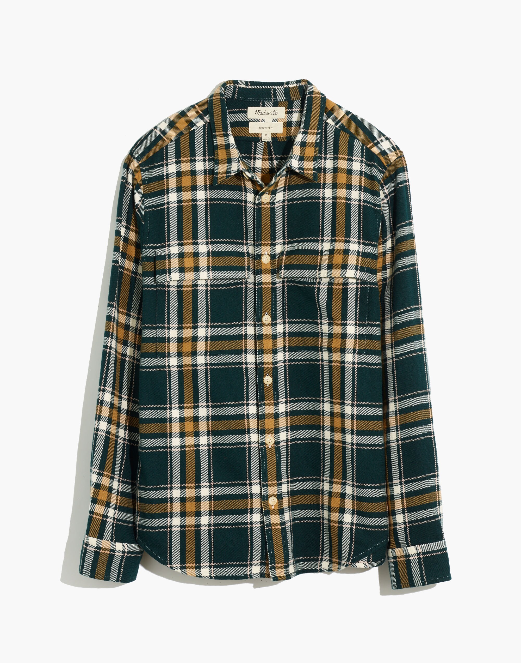 Heavyweight Twill Perfect Shirt in Gosman Plaid