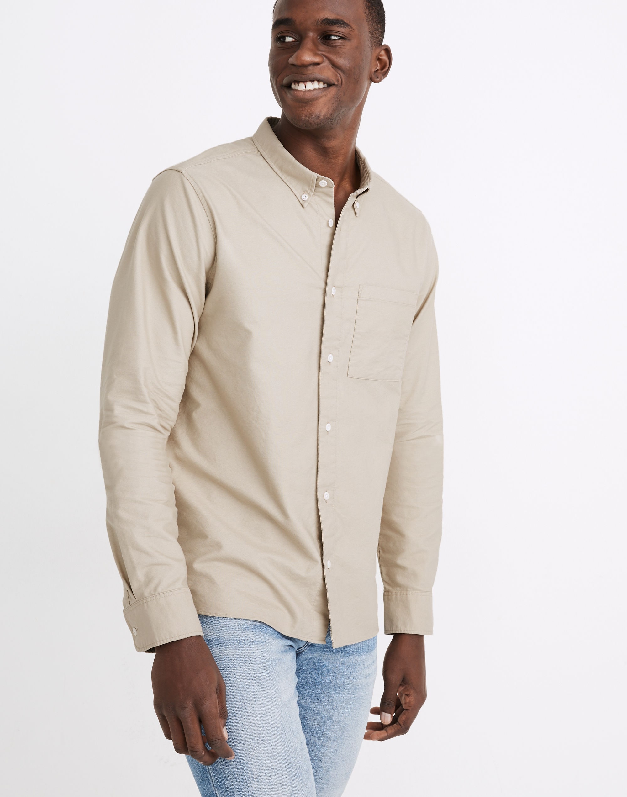 Perfect Long-Sleeve Oxford Shirt