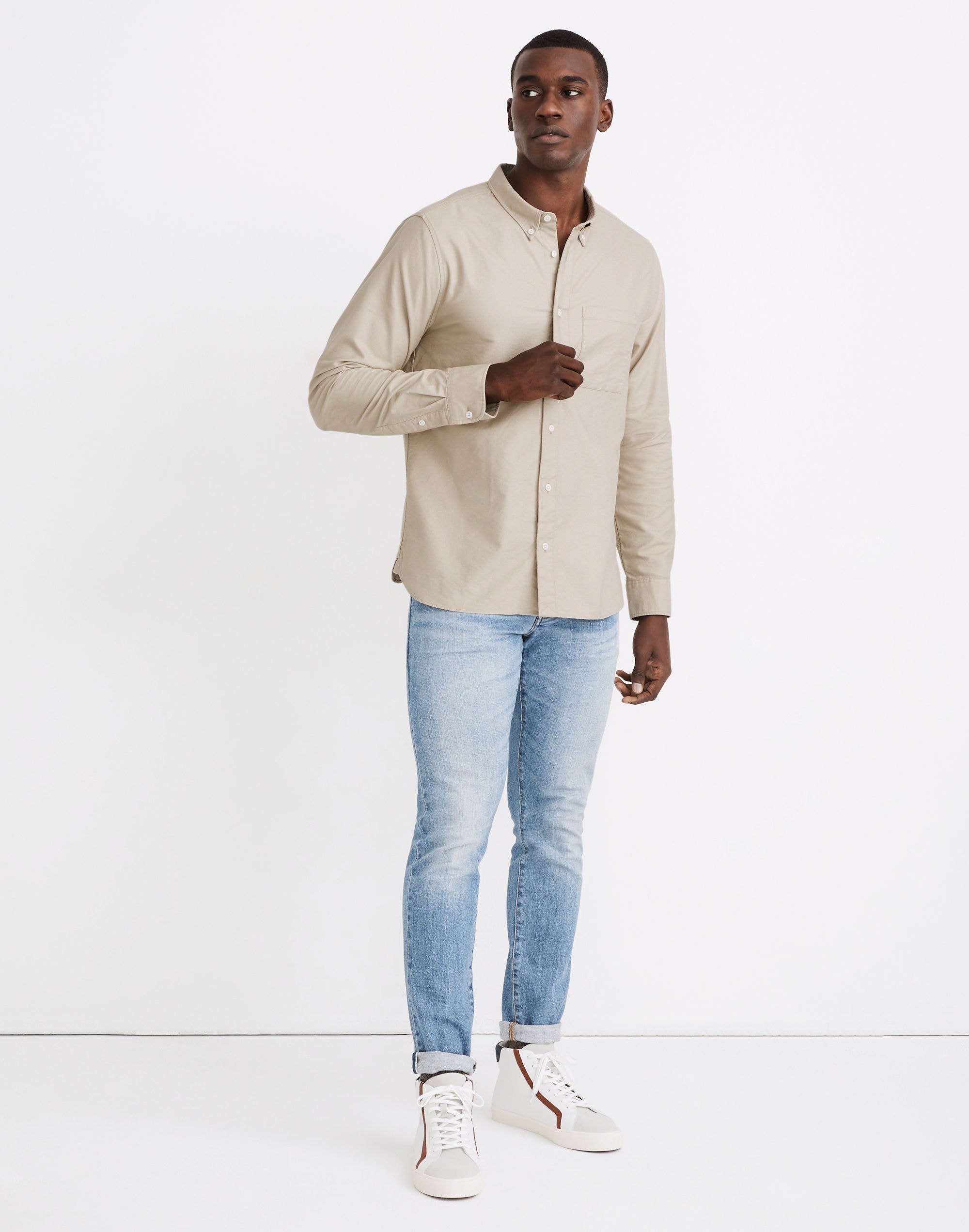 Perfect Long-Sleeve Oxford Shirt