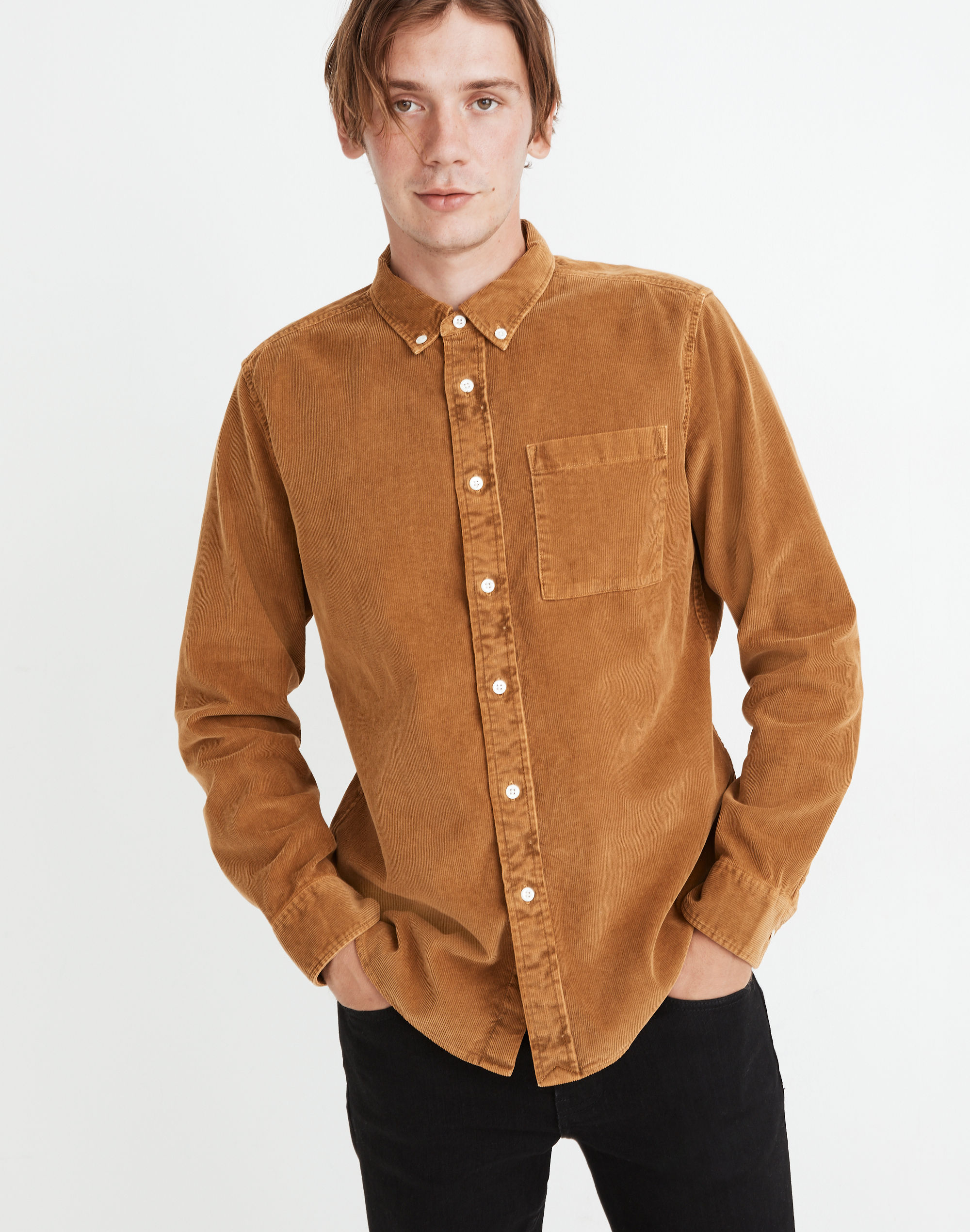 Corduroy Perfect Long-Sleeve Shirt