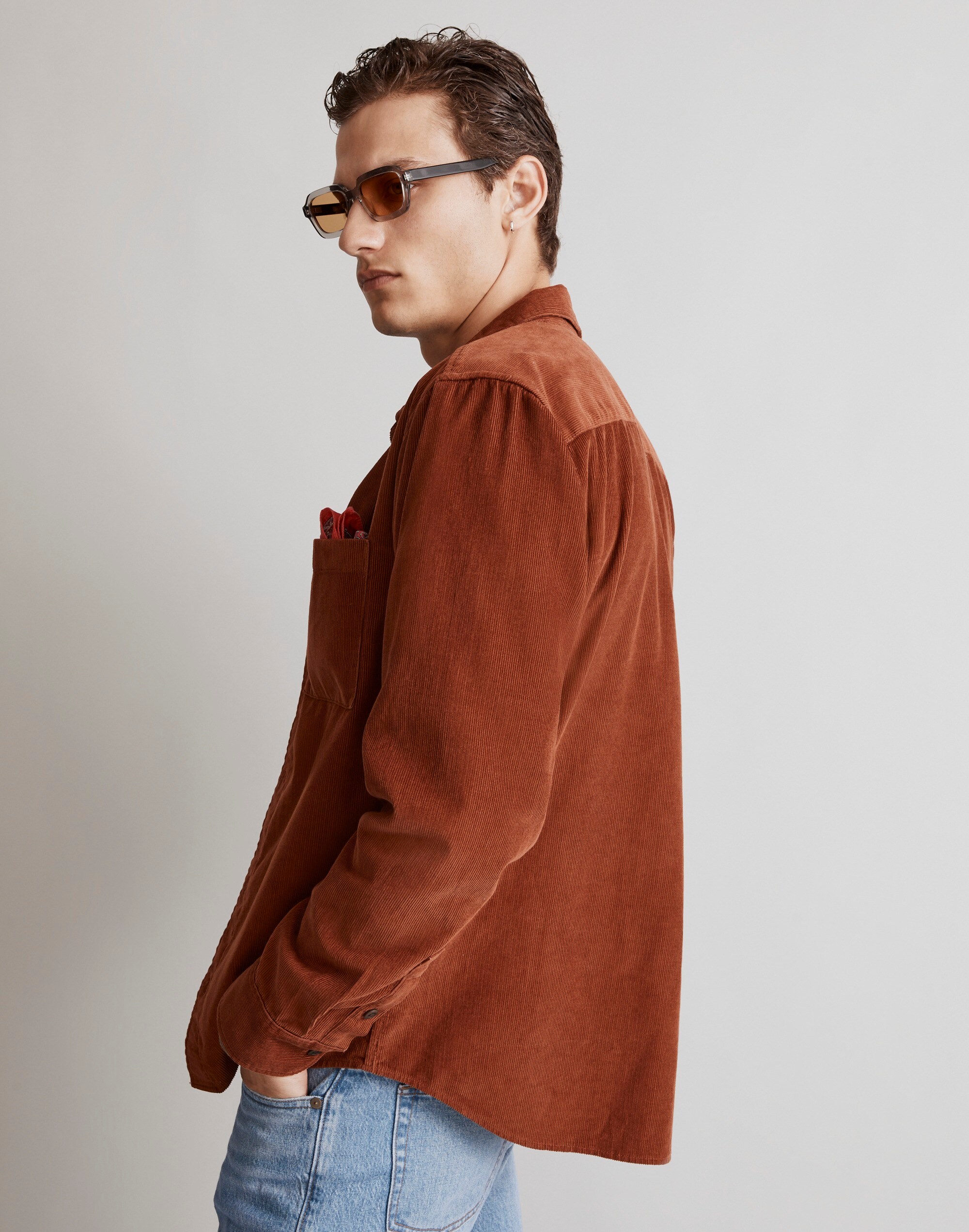 Corduroy Perfect Long-Sleeve Shirt