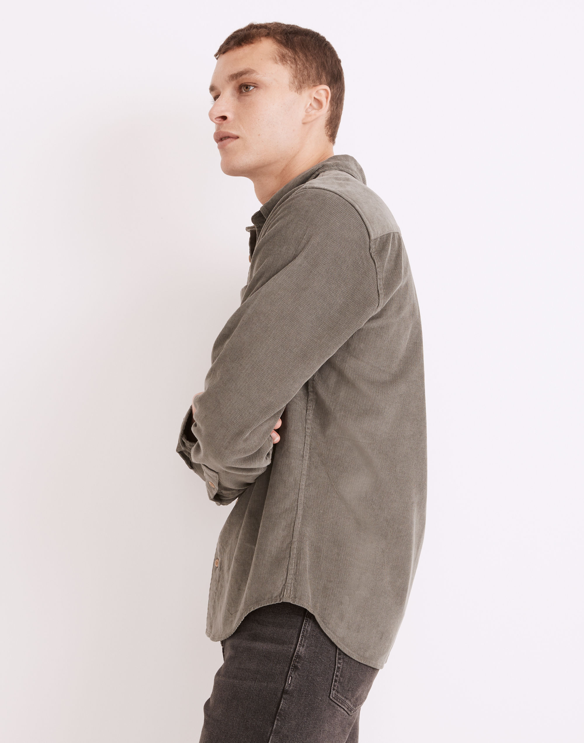 Corduroy Perfect Long-Sleeve Shirt