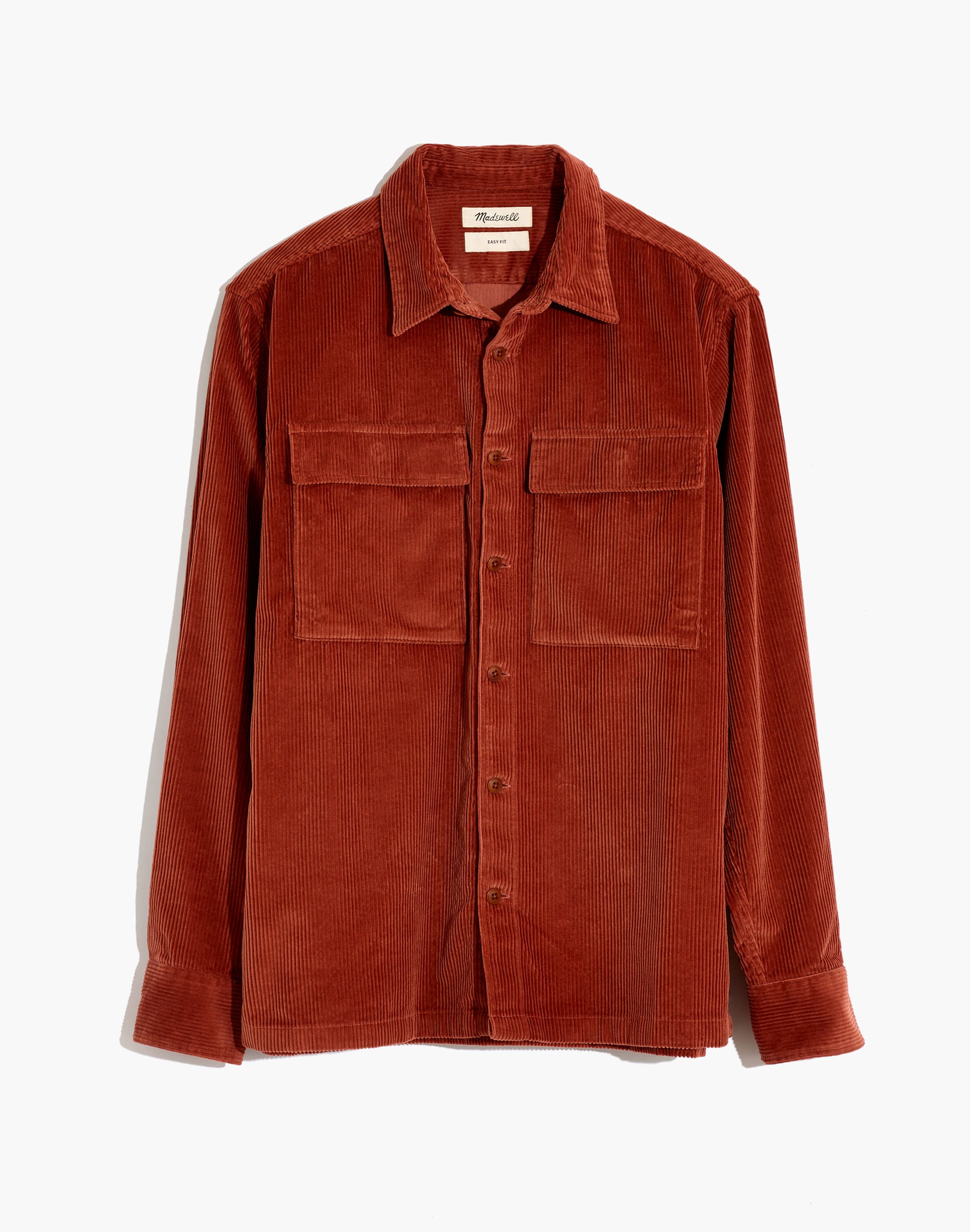 Corduroy Easy Long-Sleeve Shirt