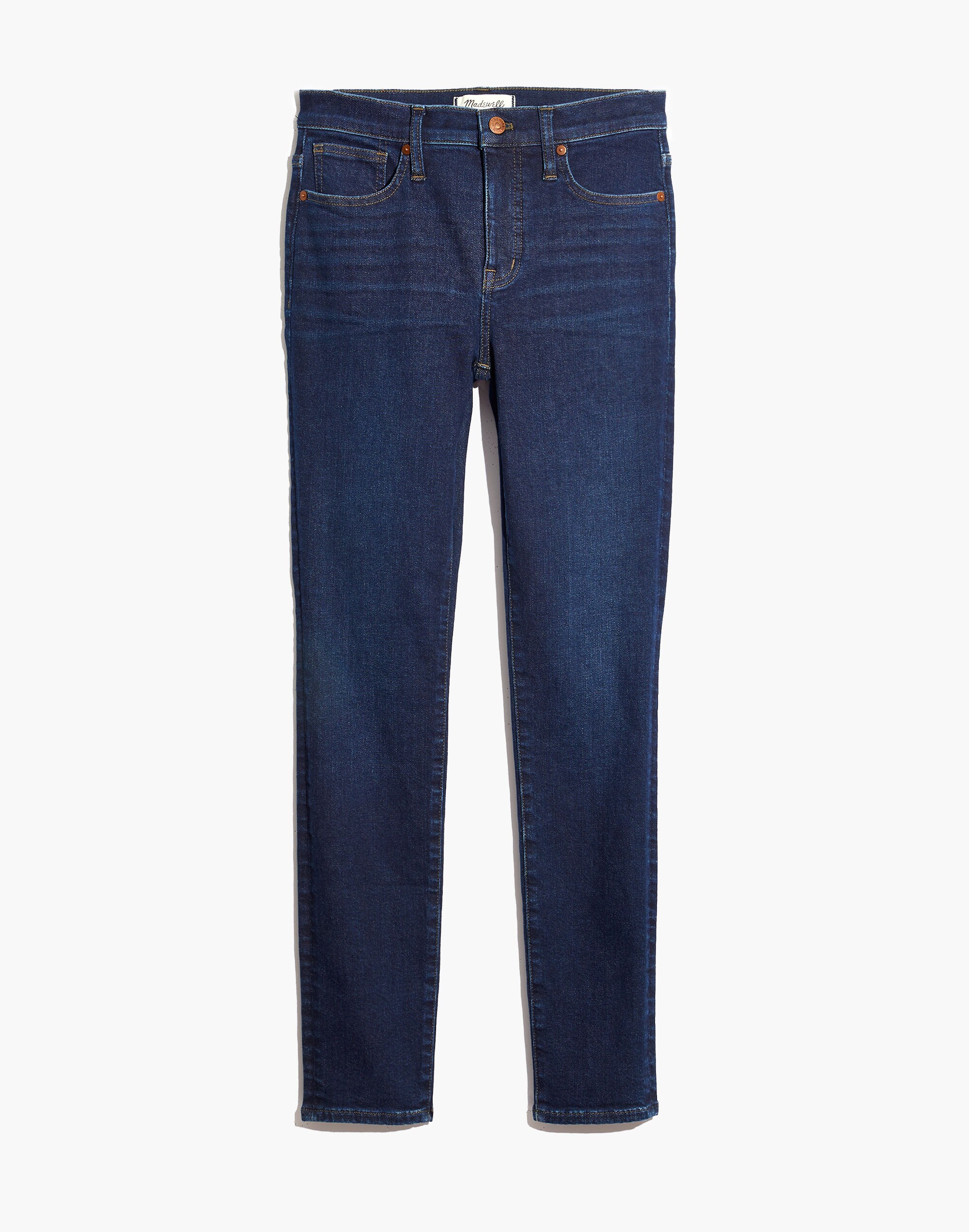 9" Mid-Rise Skinny Jeans in Orland Wash: TENCEL&trade; Denim Edition