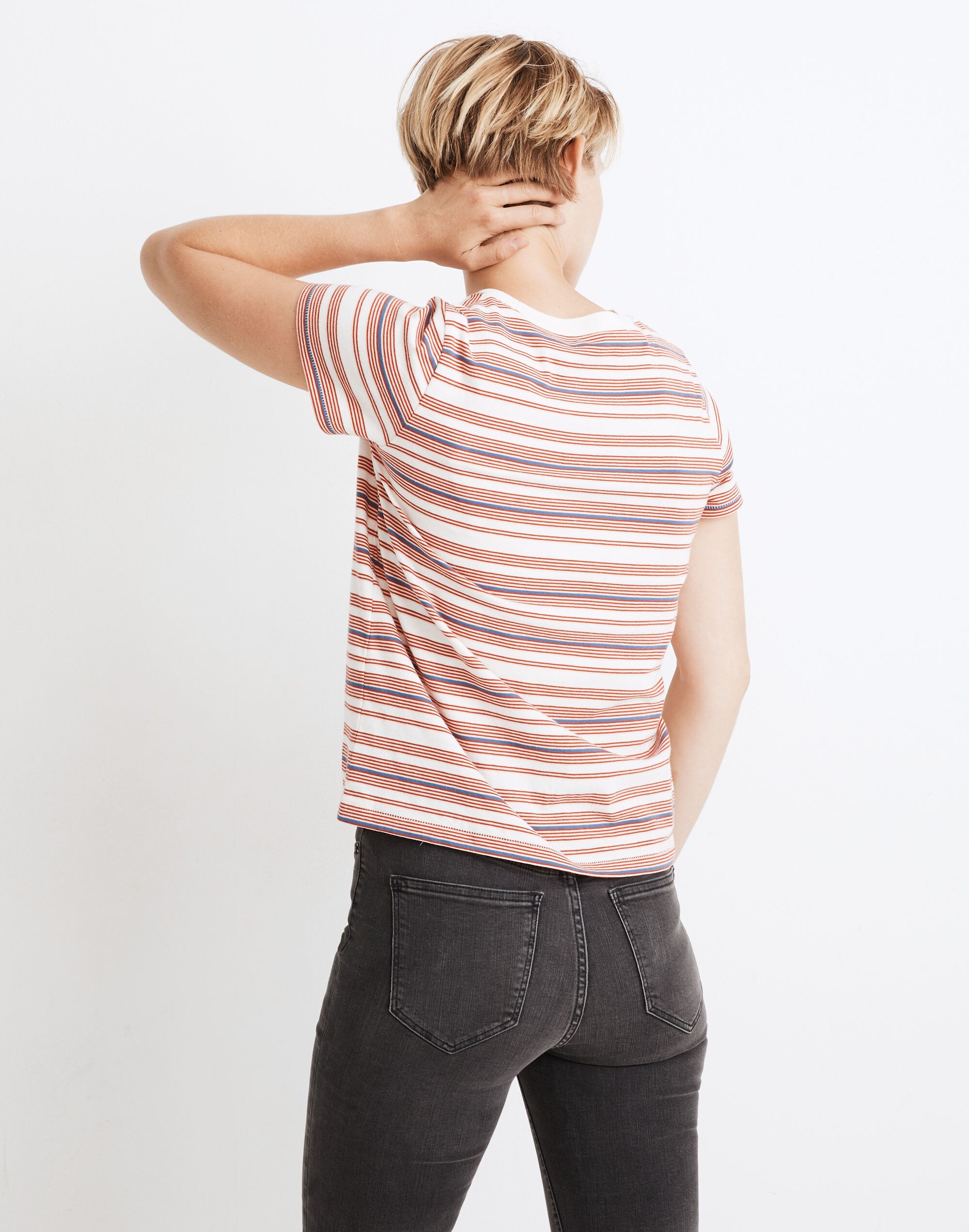 Northside Vintage Tee in Meserole Stripe