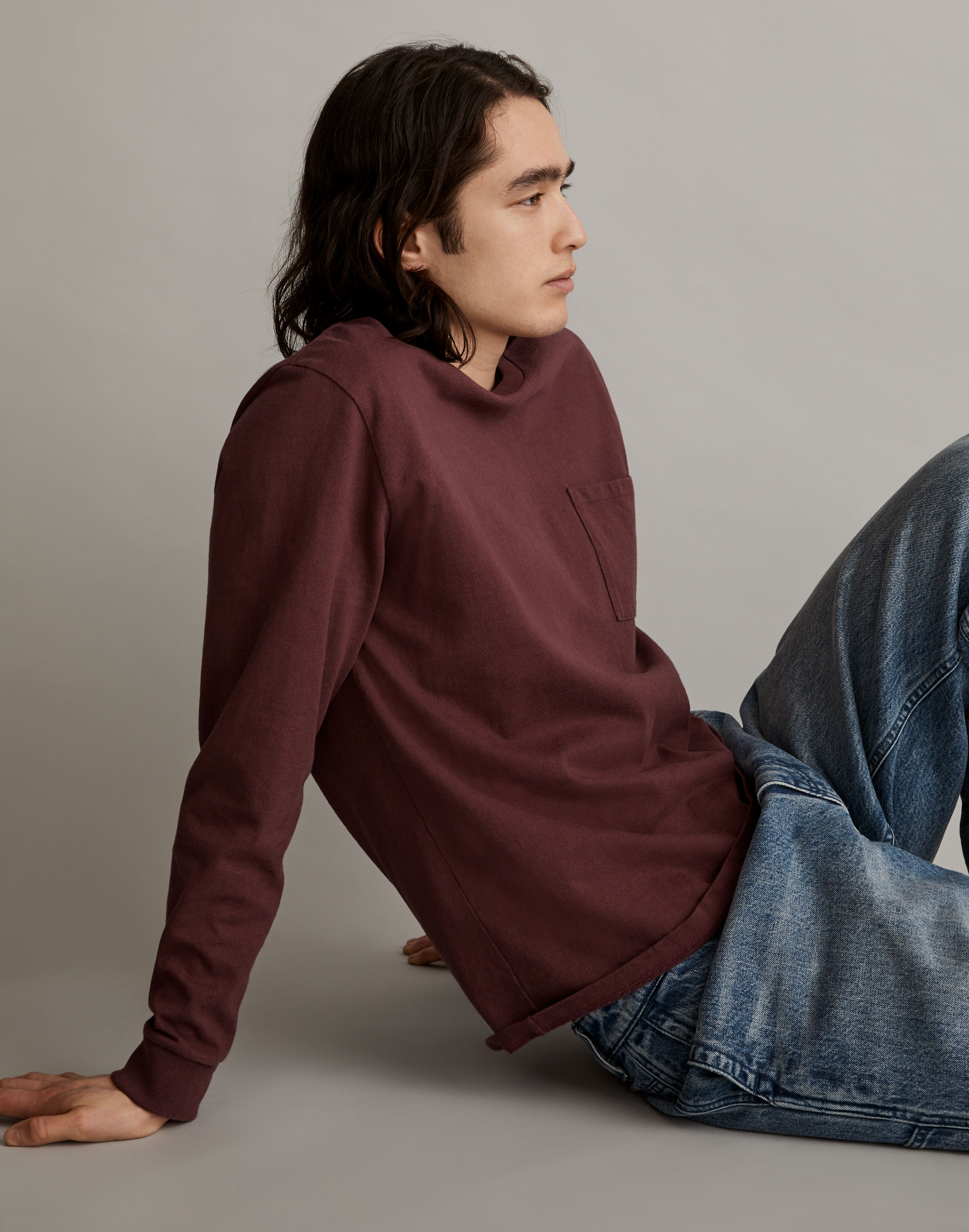 Relaxed Long-Sleeve Tee