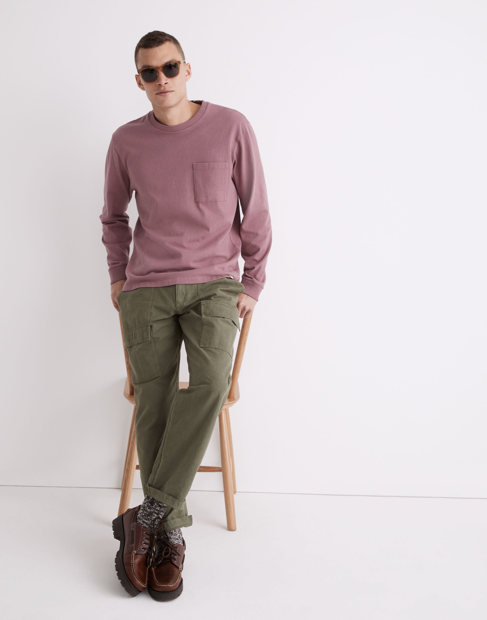 Relaxed Long-Sleeve Tee