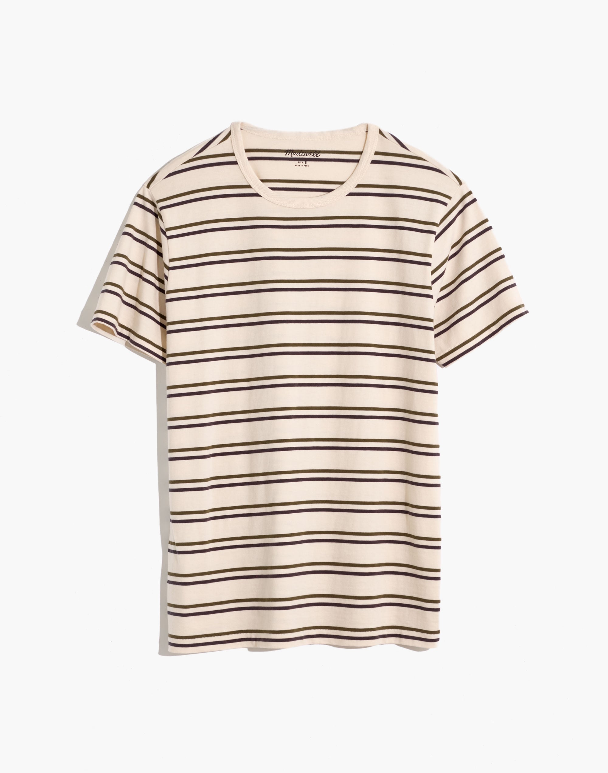 Allday Crewneck Tee in Edsall Stripe