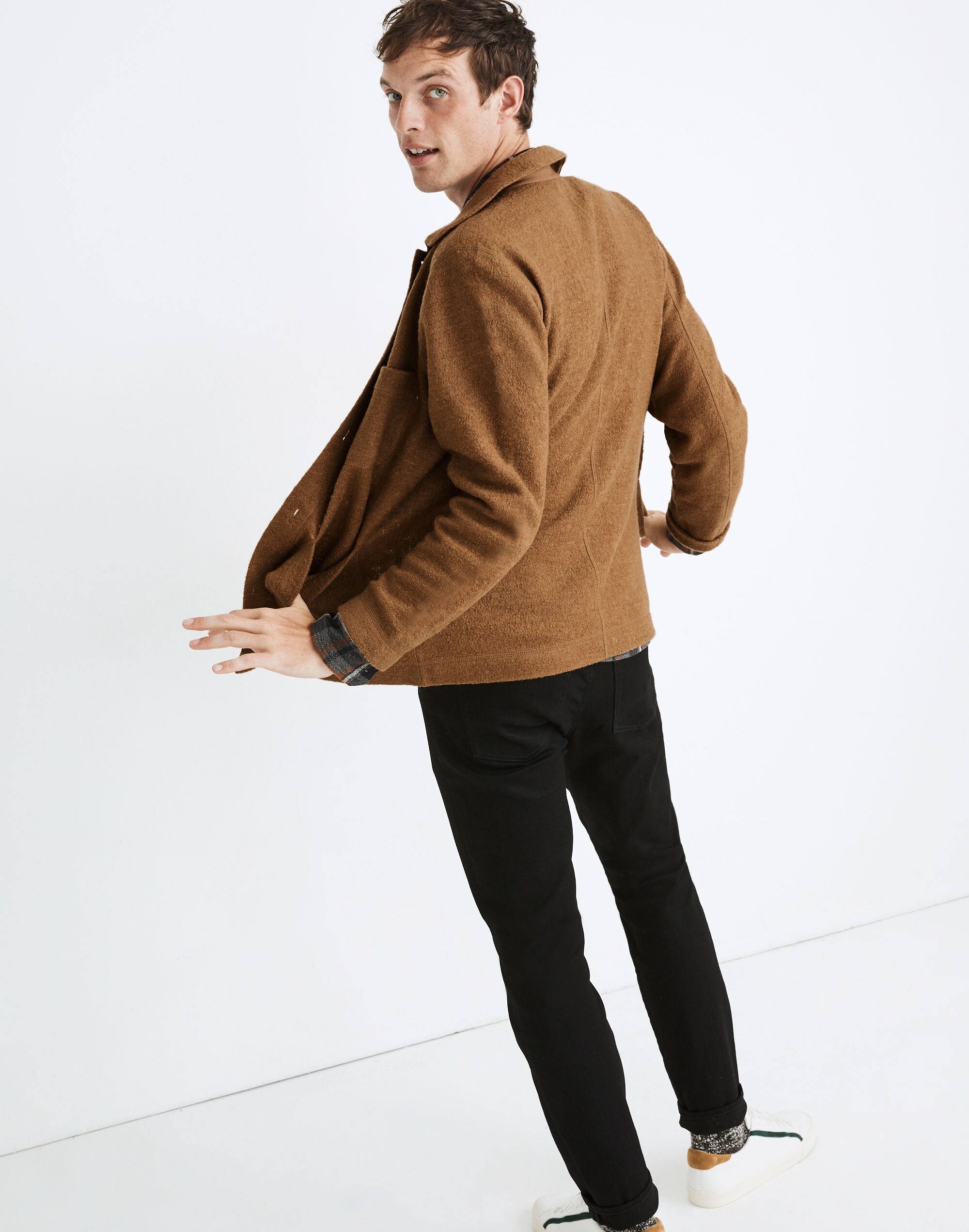 Boiled Wool Chore Jacket