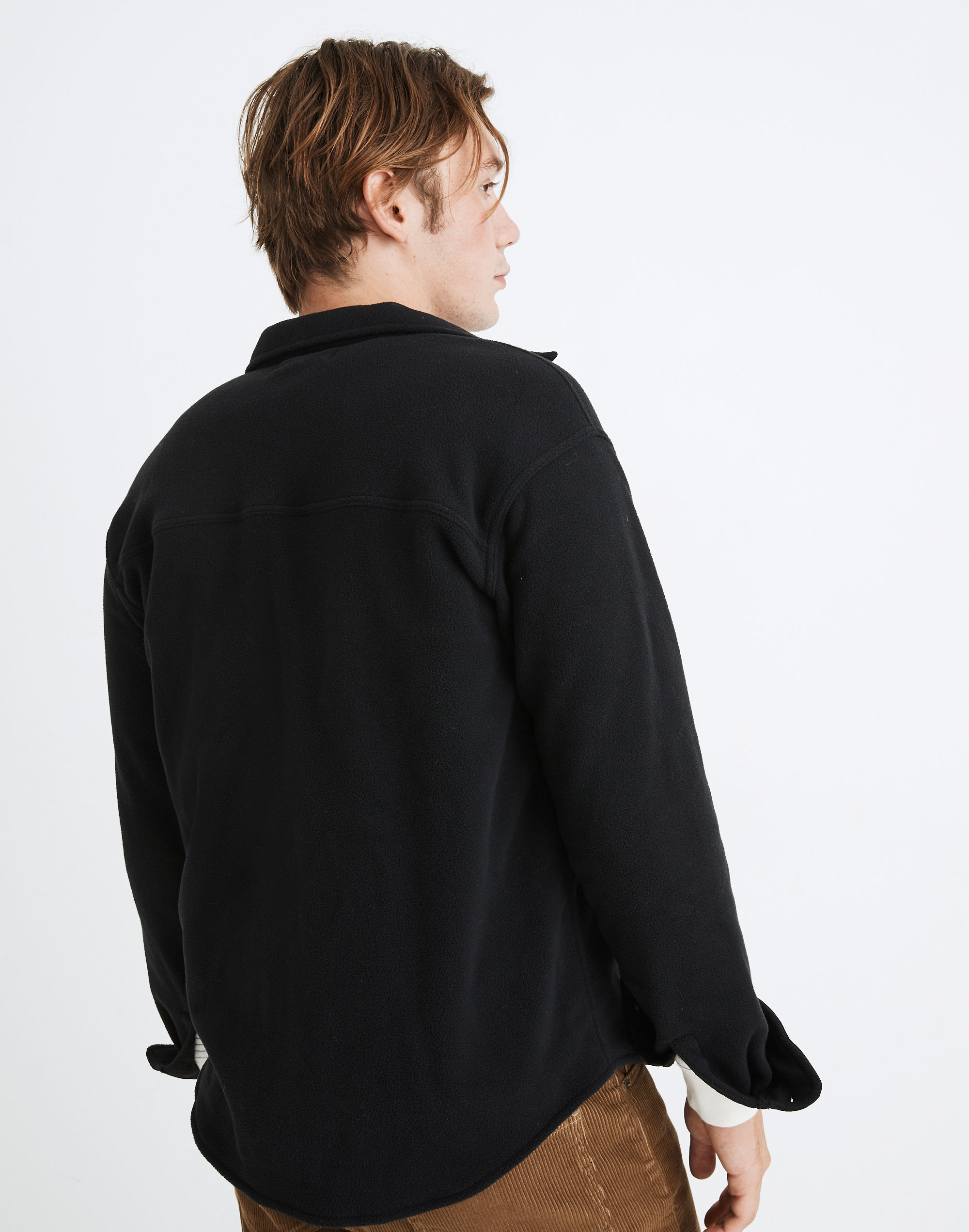 (Re)sourced Fleece Button-Up Shirt