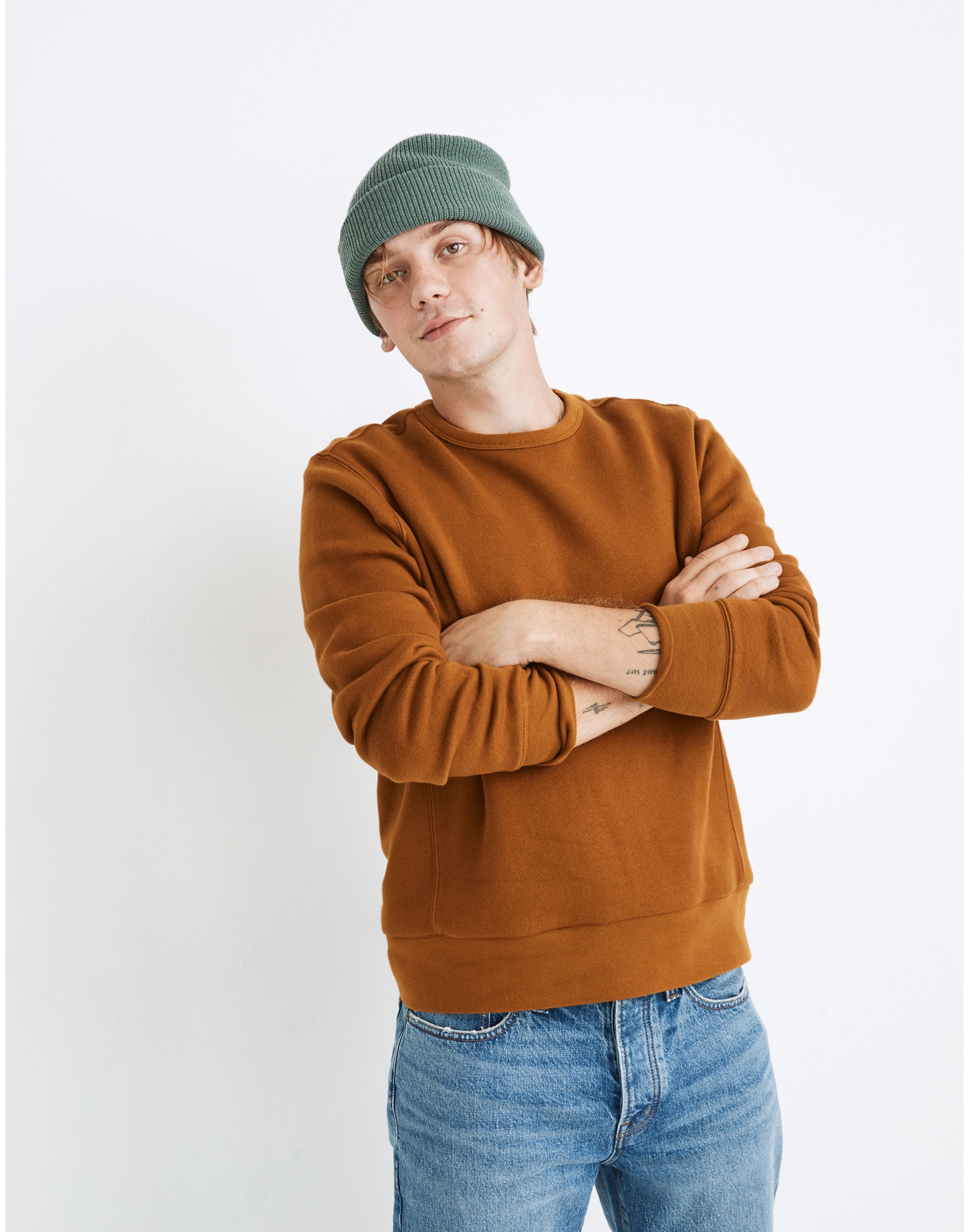 Brushed Crewneck Sweatshirt