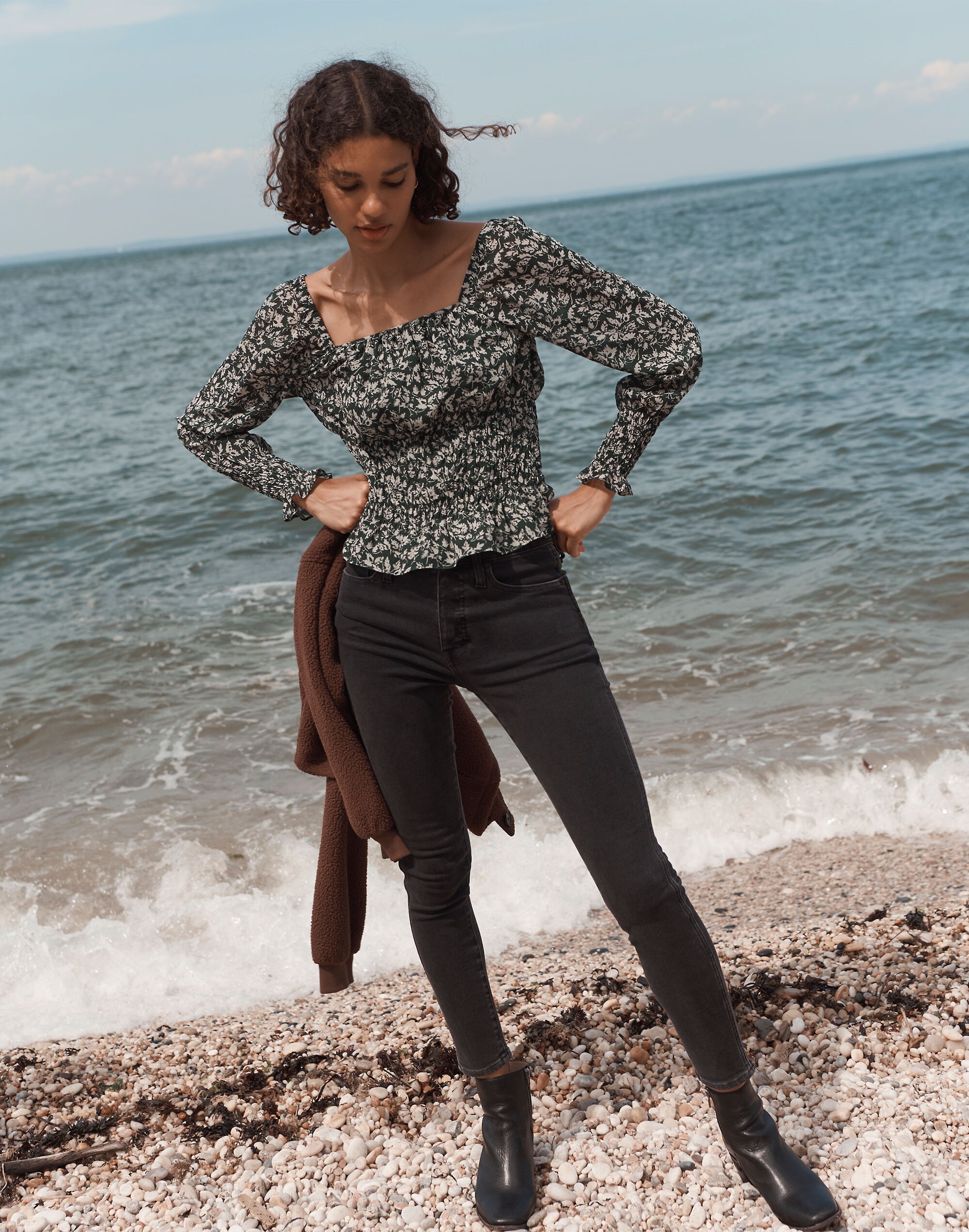 Petite 10" High-Rise Skinny Jeans in Starkey Wash