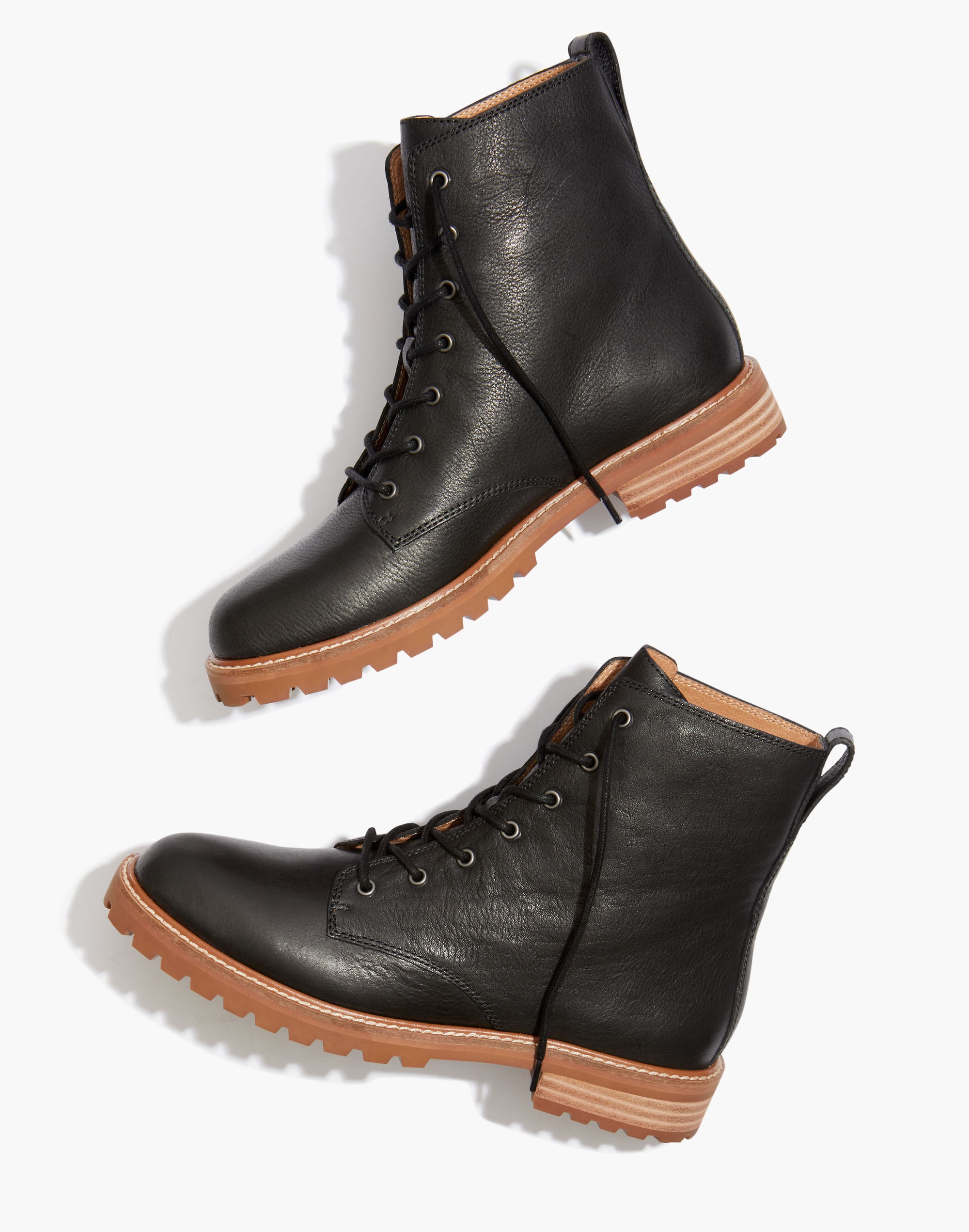 The Clair Lace-Up Boot in Leather