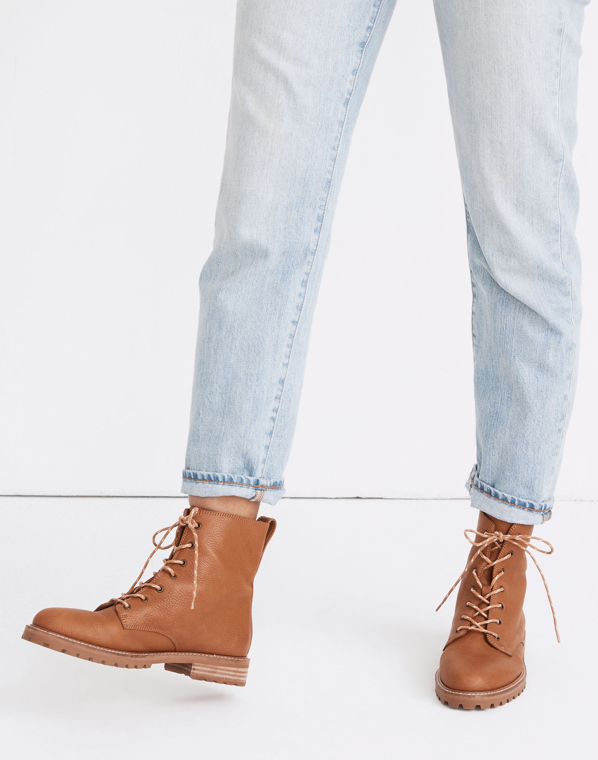 The Clair Lace-Up Boot in Leather