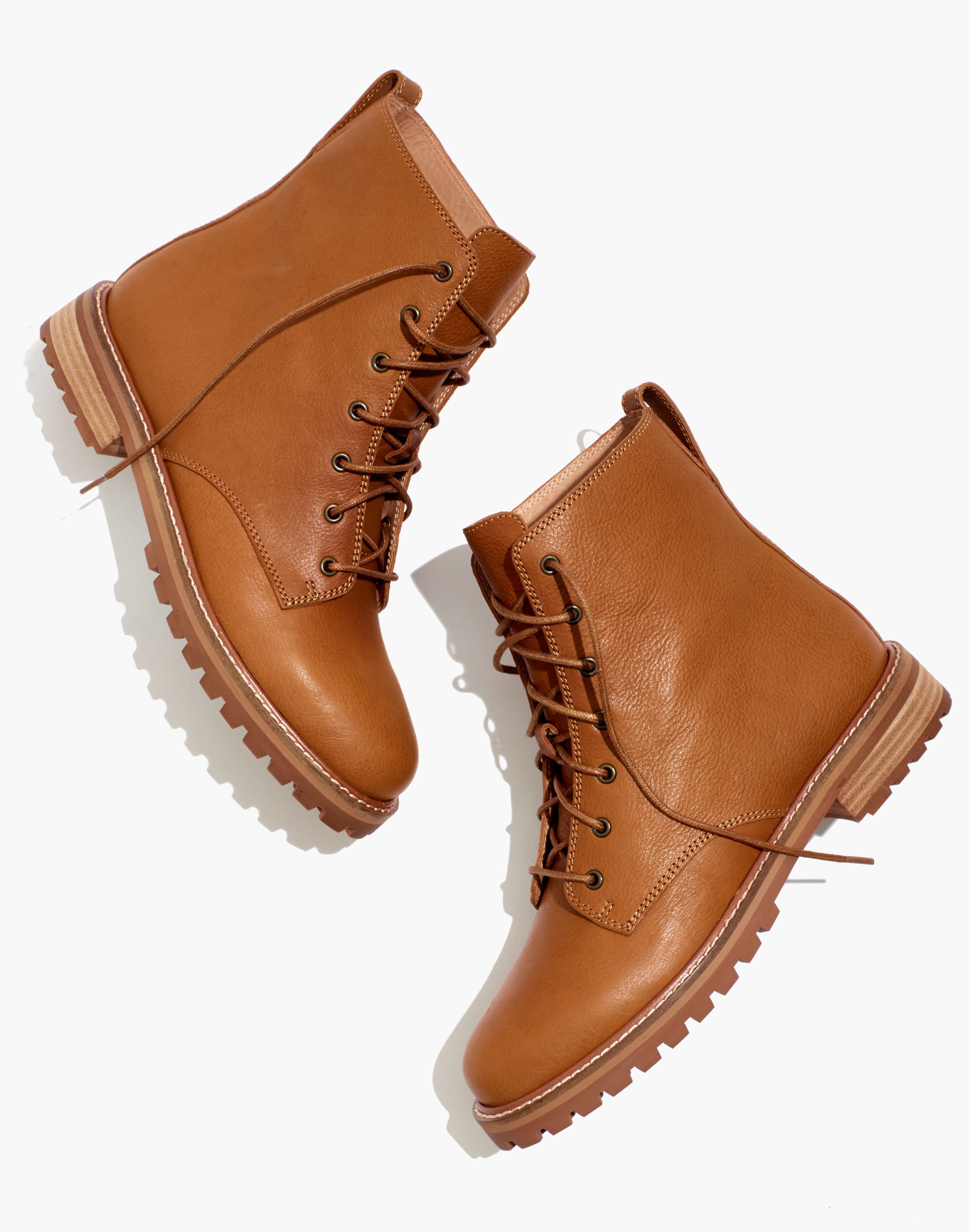 The Clair Lace-Up Boot in Leather